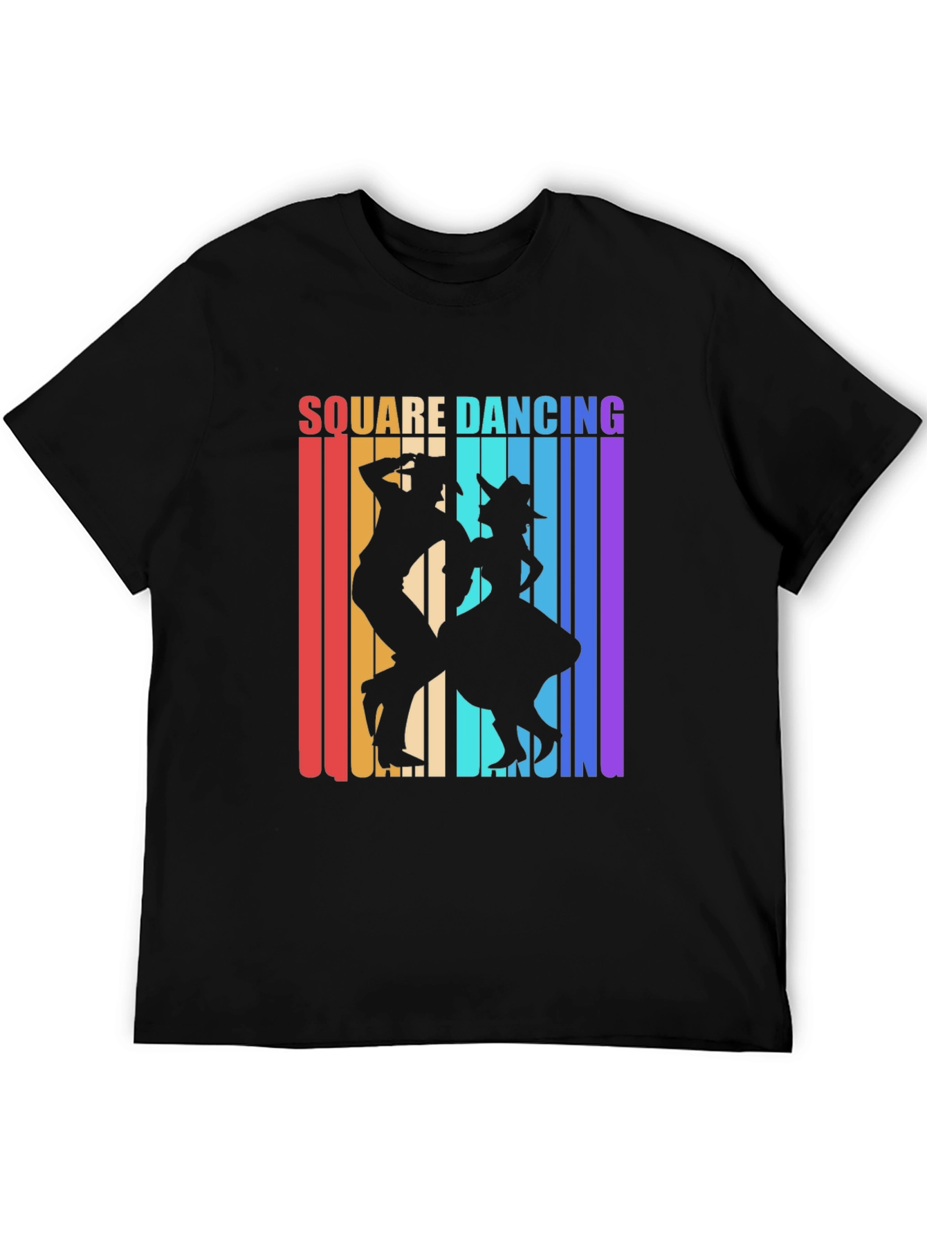 Square Dancing Retro Graphic Tee
