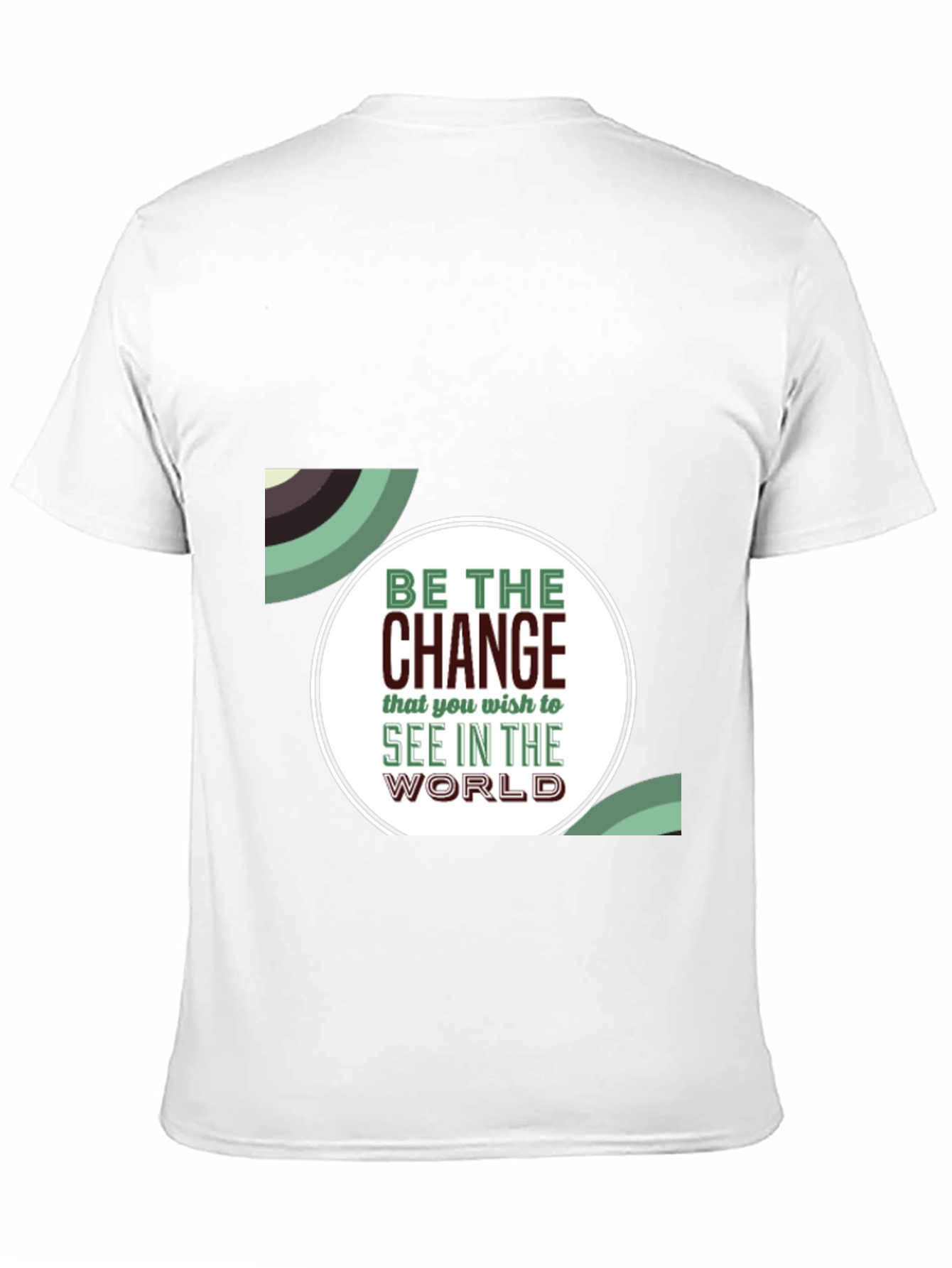 Be The Change Graphic Tee - Inspiring Black T-Shirt