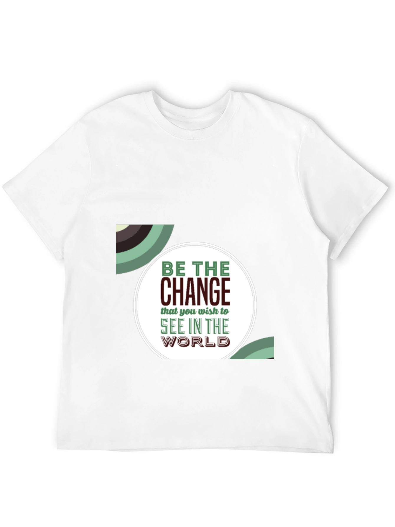 Be The Change Graphic Tee - Inspiring Black T-Shirt