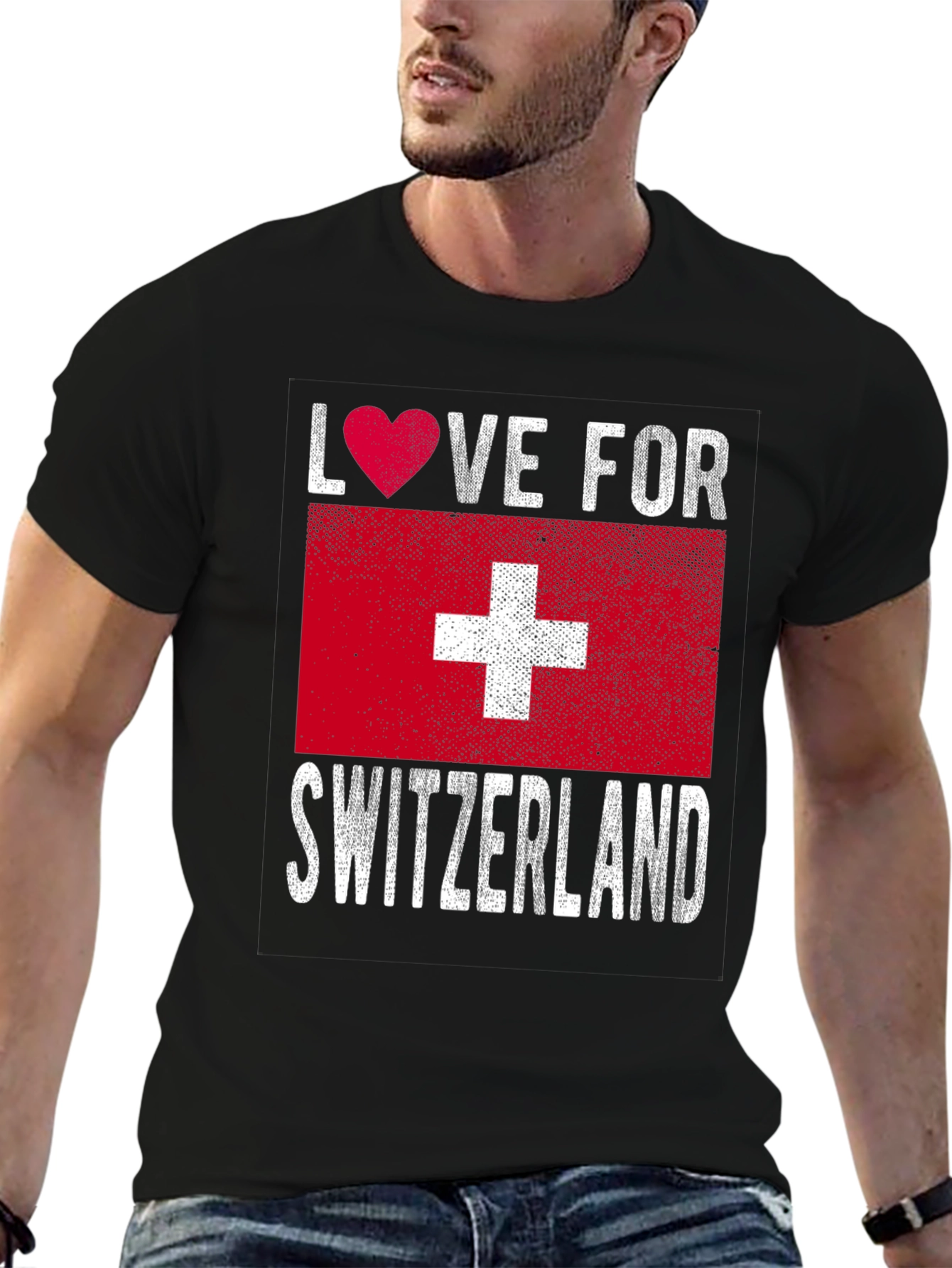 Love for Switzerland T-Shirt - Swiss Pride Tee