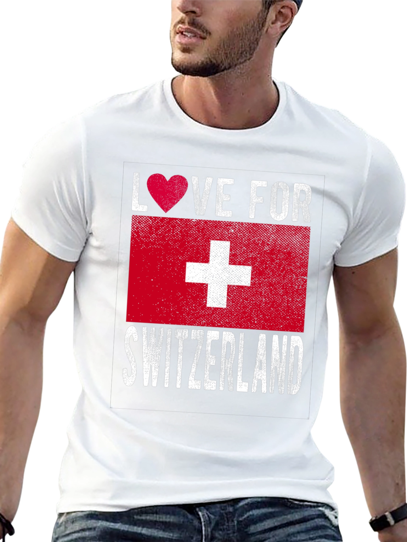 Love for Switzerland T-Shirt - Swiss Pride Tee
