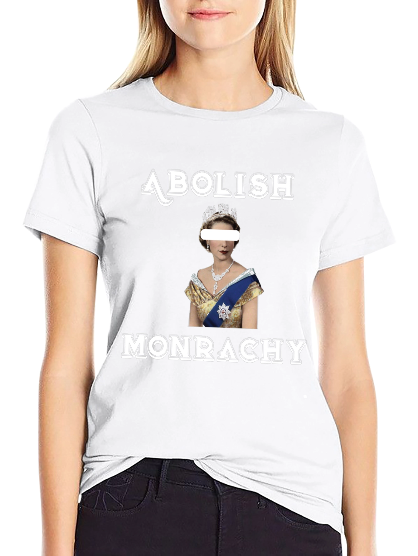 Abolish Monarchy Graphic T-Shirt