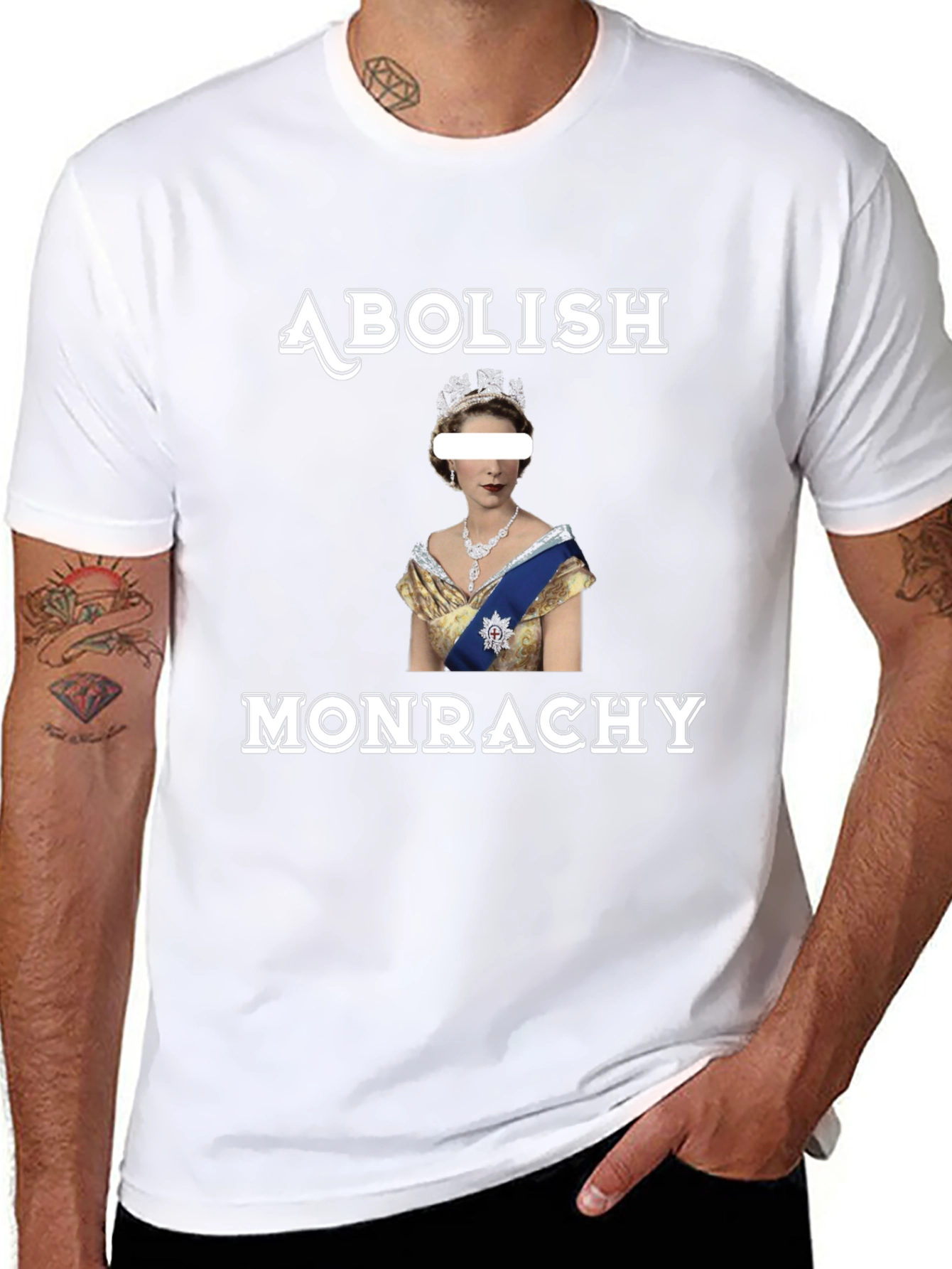 Abolish Monarchy Graphic T-Shirt