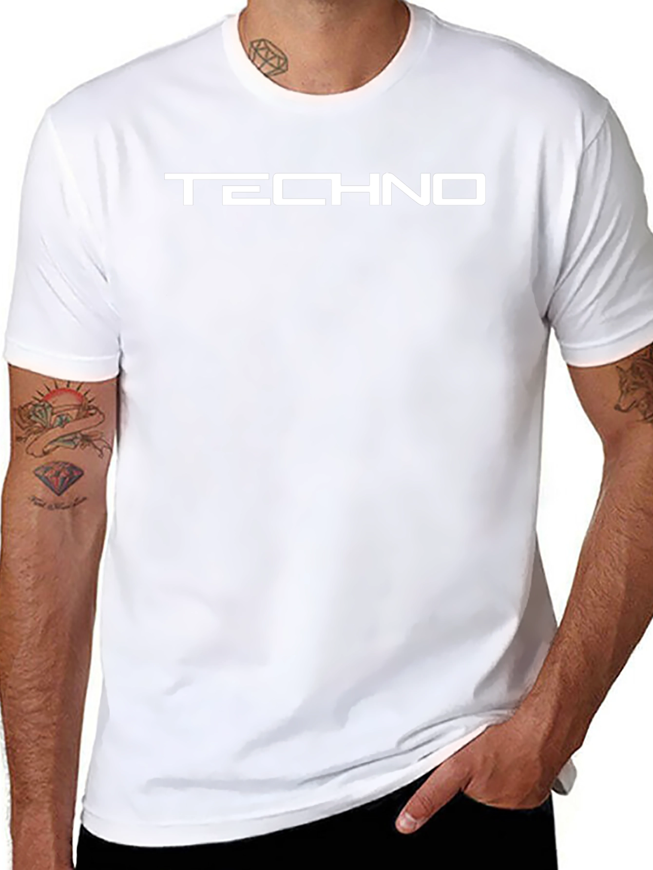 Techno T-Shirt - Bold Graphic Tee