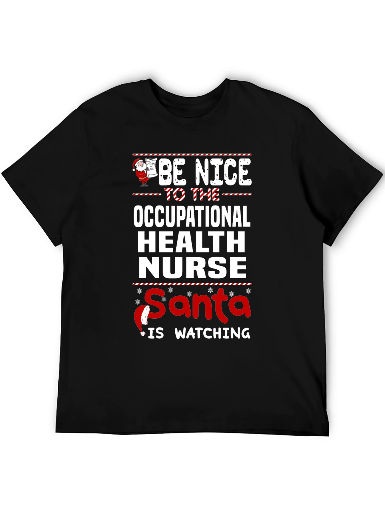 Funny Occupational Health Nurse Christmas T-Shirt