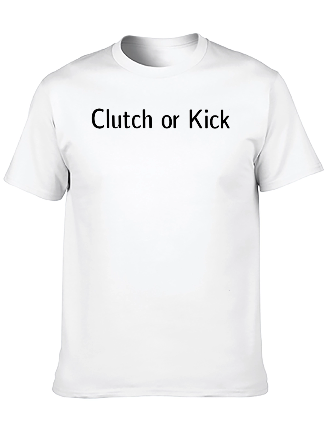 Clutch or Kick Graphic Tee - Black