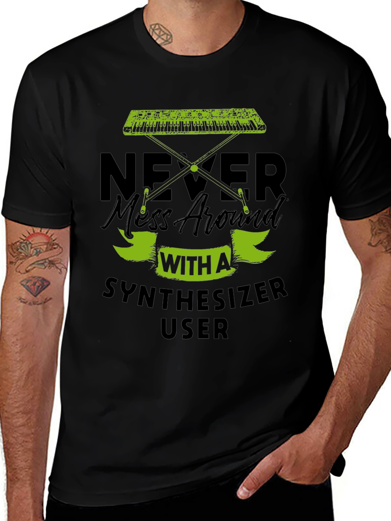 Never Mess With A Synthesizer User T-Shirt