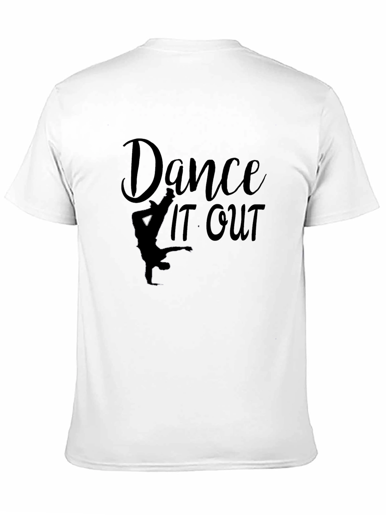 Dance It Out Graphic Tee - Black Casual T-Shirt