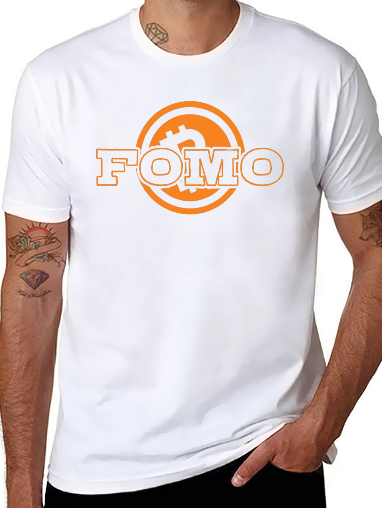 FOMO Bitcoin Crypto T-Shirt - Black