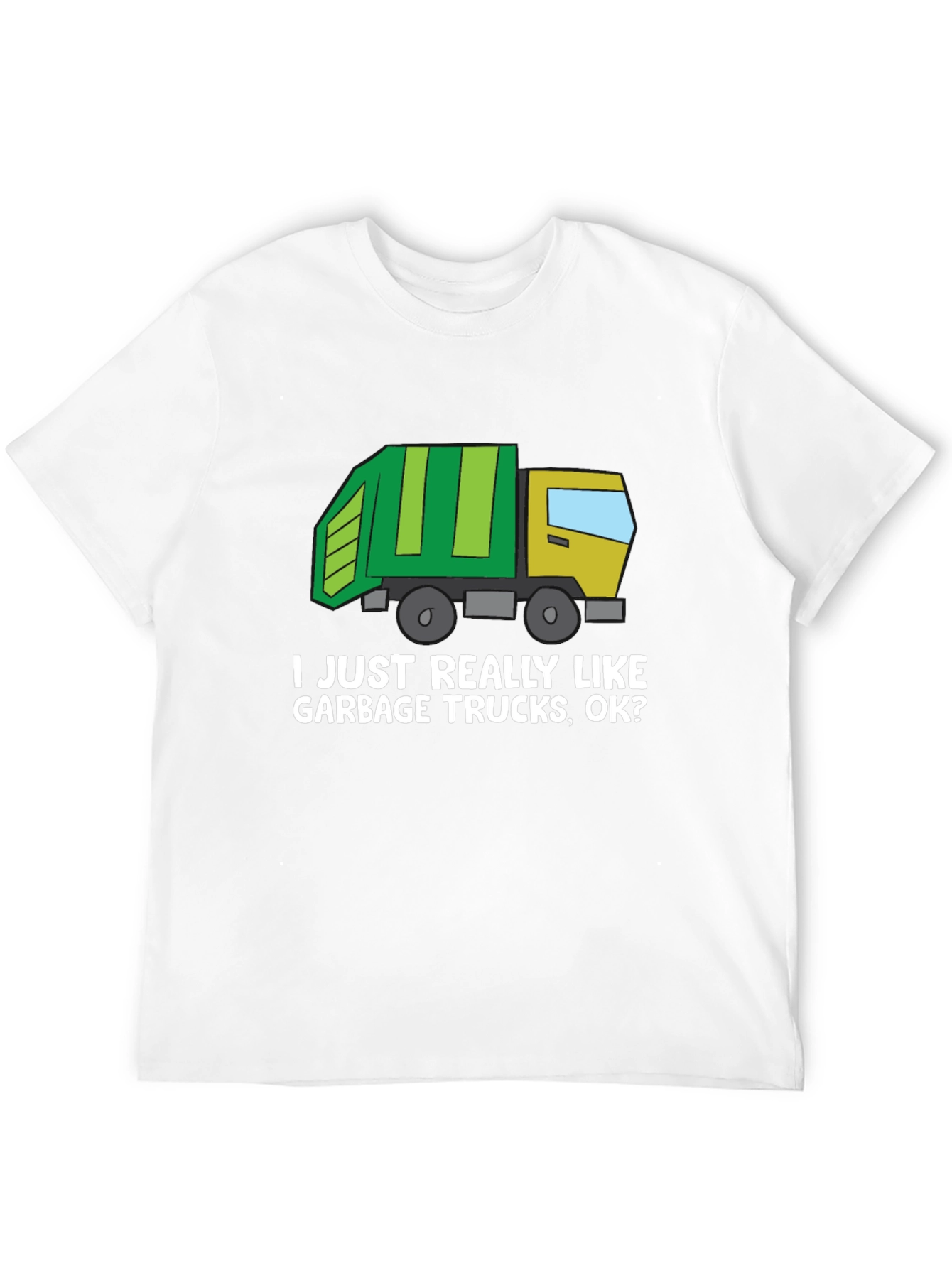 Garbage Truck Lover Black T-Shirt
