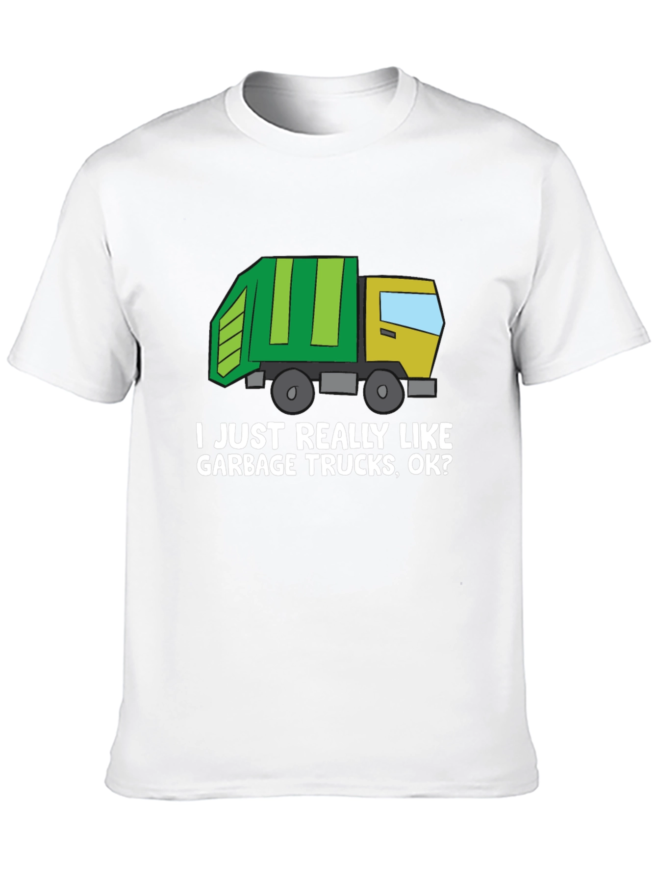Garbage Truck Lover Black T-Shirt