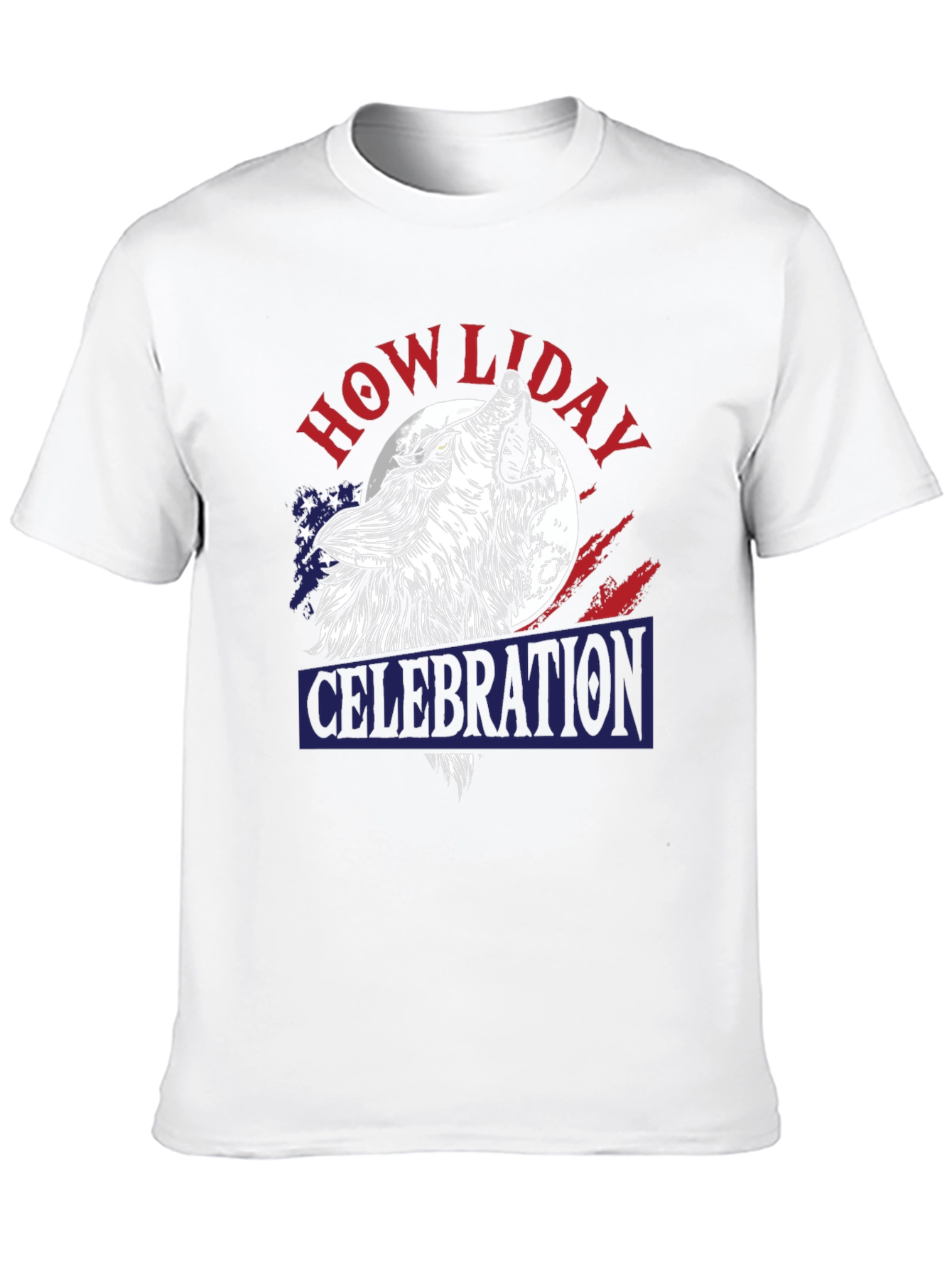 Howliday Celebration Wolf Graphic Tee