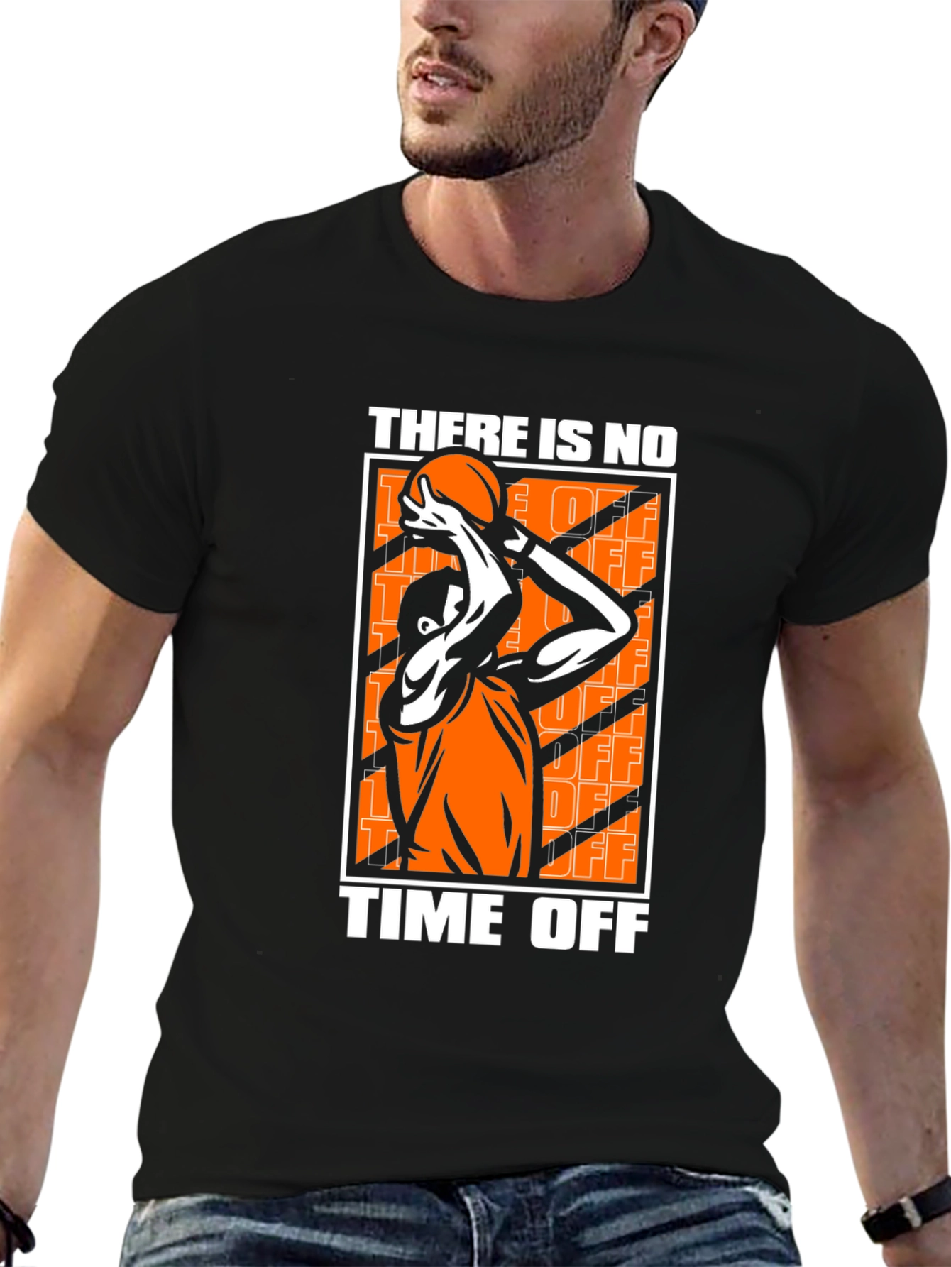 Basketball Time Off Graphic T-Shirt