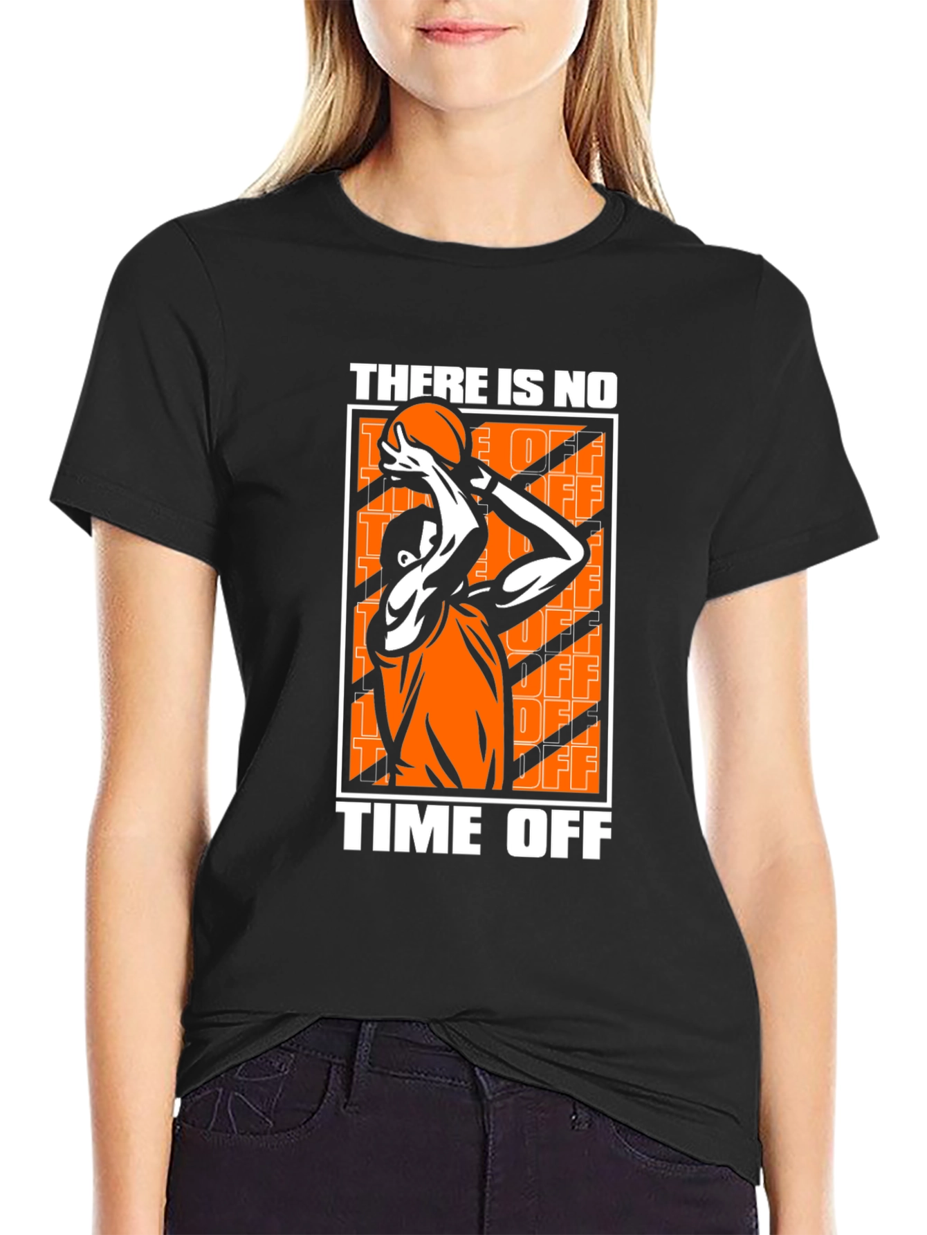 Basketball Time Off Graphic T-Shirt