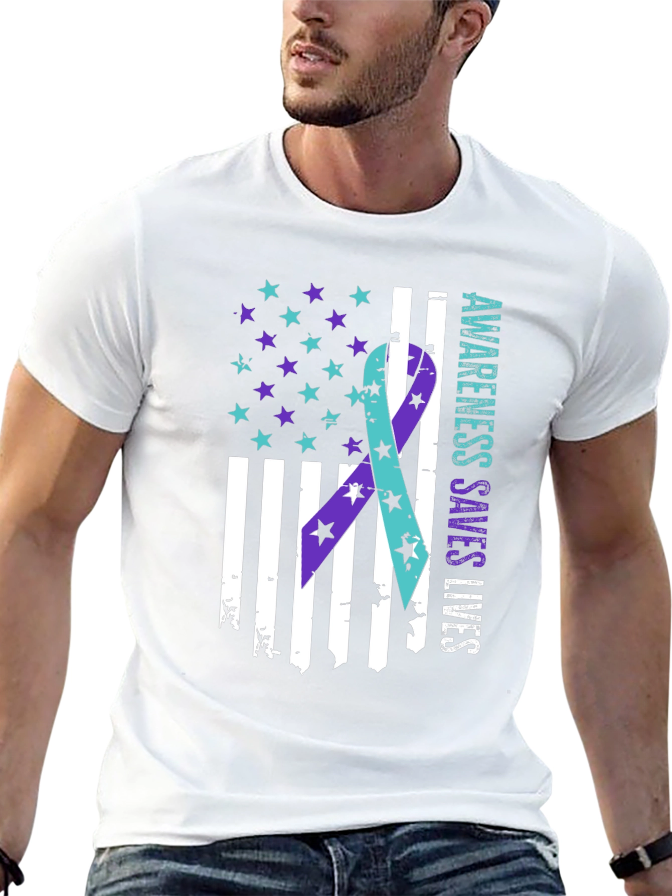 Awareness Saves Lives Suicide Prevention T-Shirt