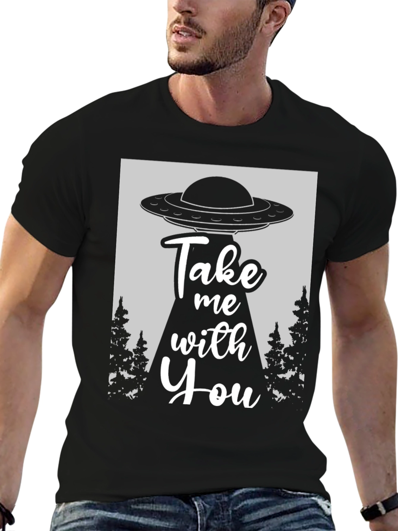 UFO Take Me With You Graphic Tee