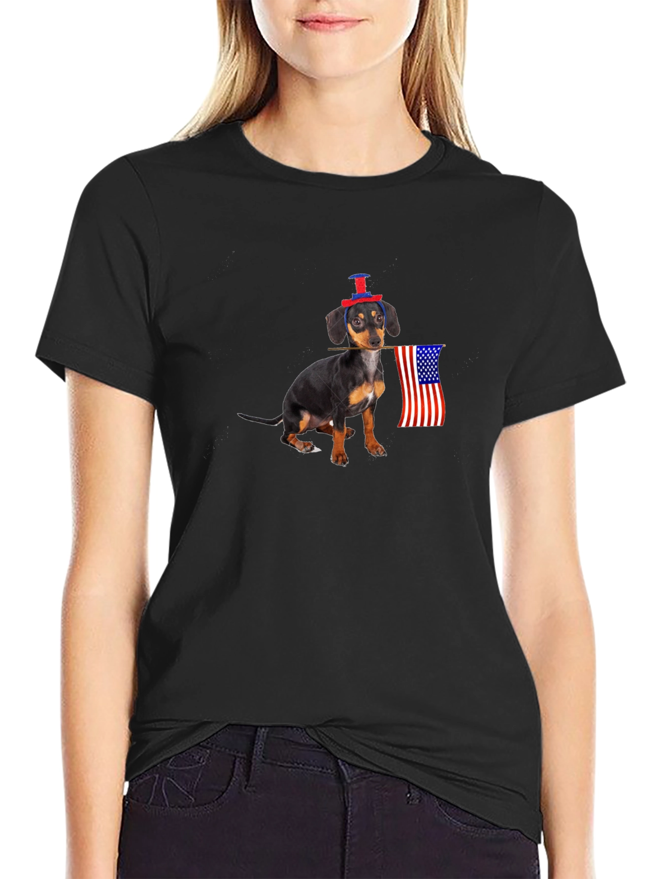 Patriotic Dachshund T-Shirt