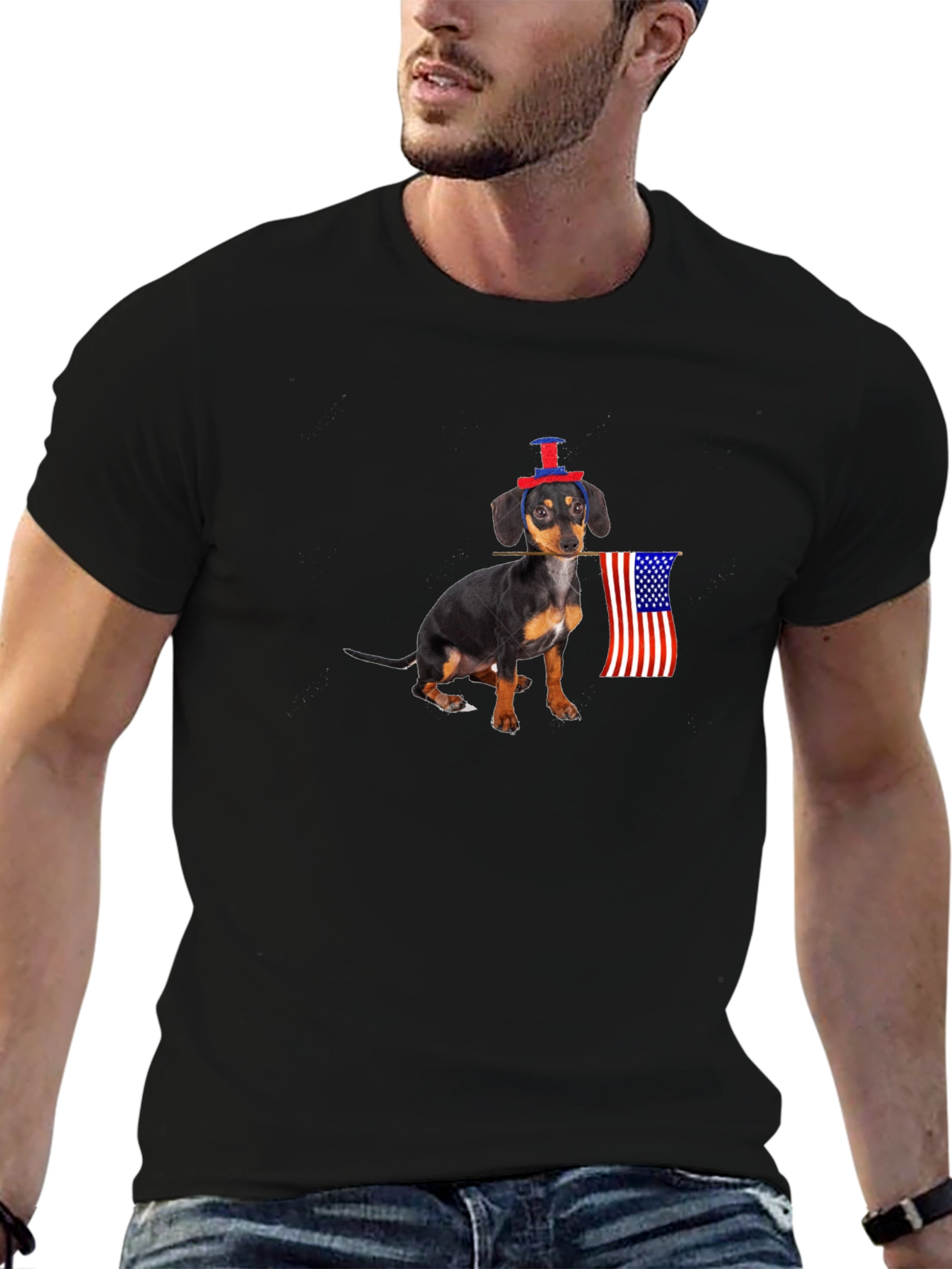 Patriotic Dachshund T-Shirt