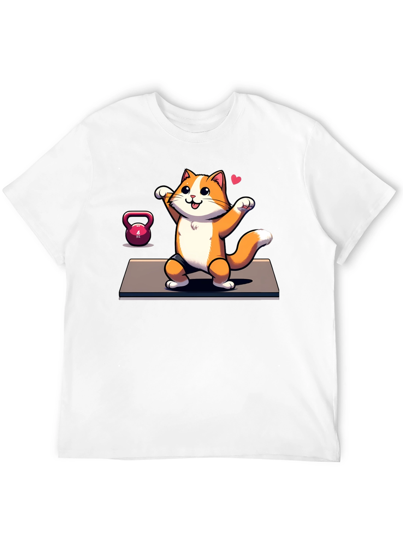 Funny Cat Gym T-Shirt