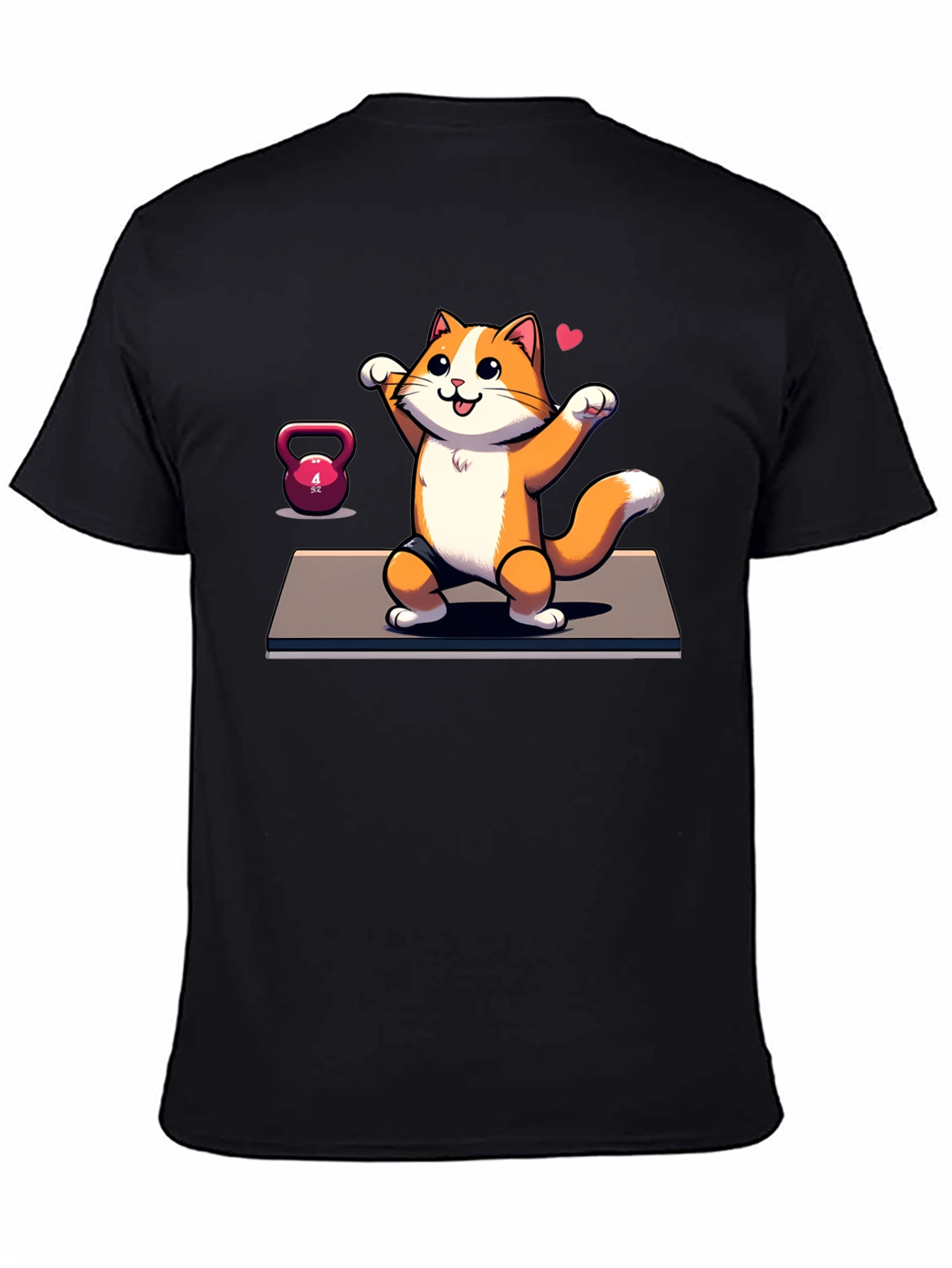Funny Cat Gym T-Shirt