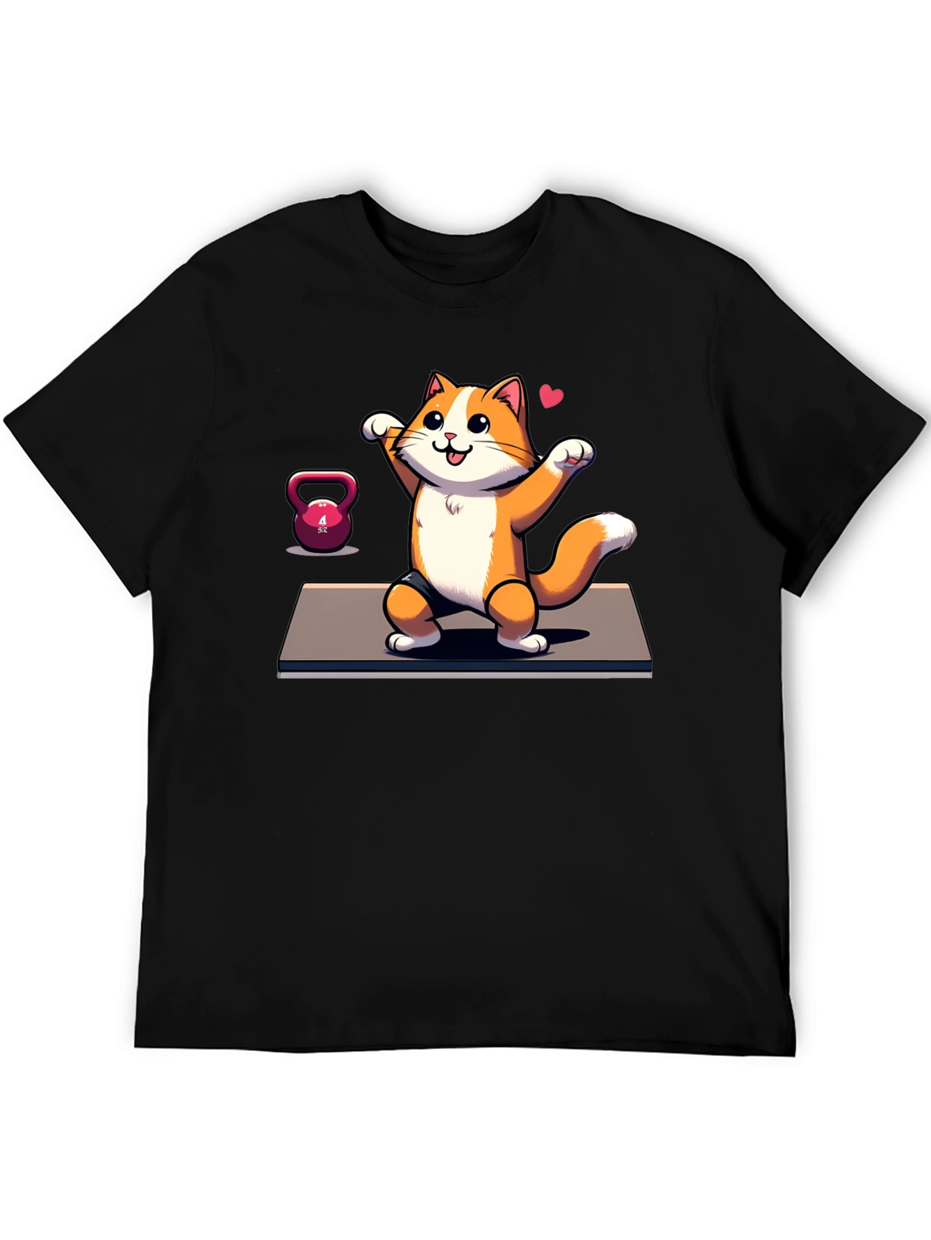 Funny Cat Gym T-Shirt