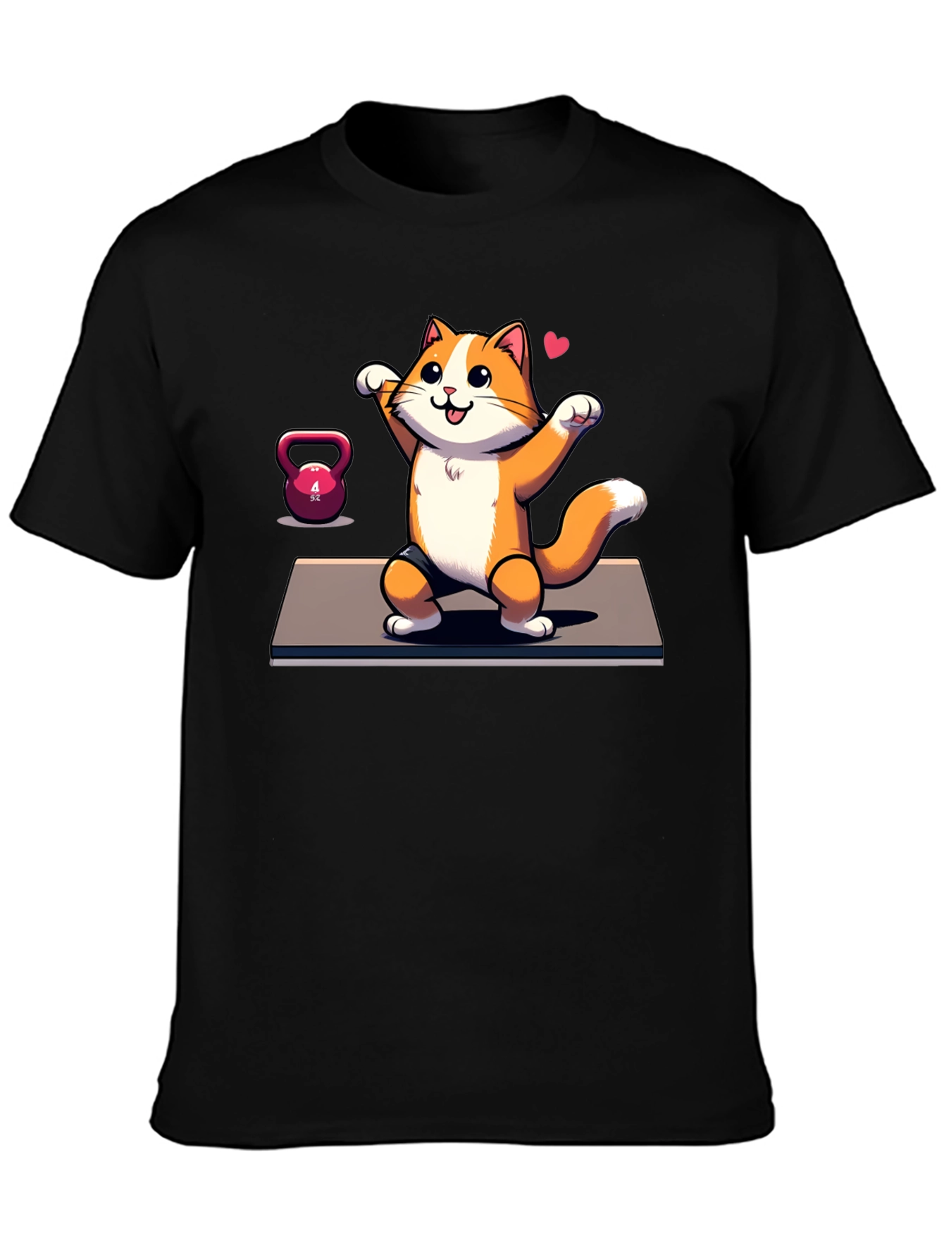 Funny Cat Gym T-Shirt
