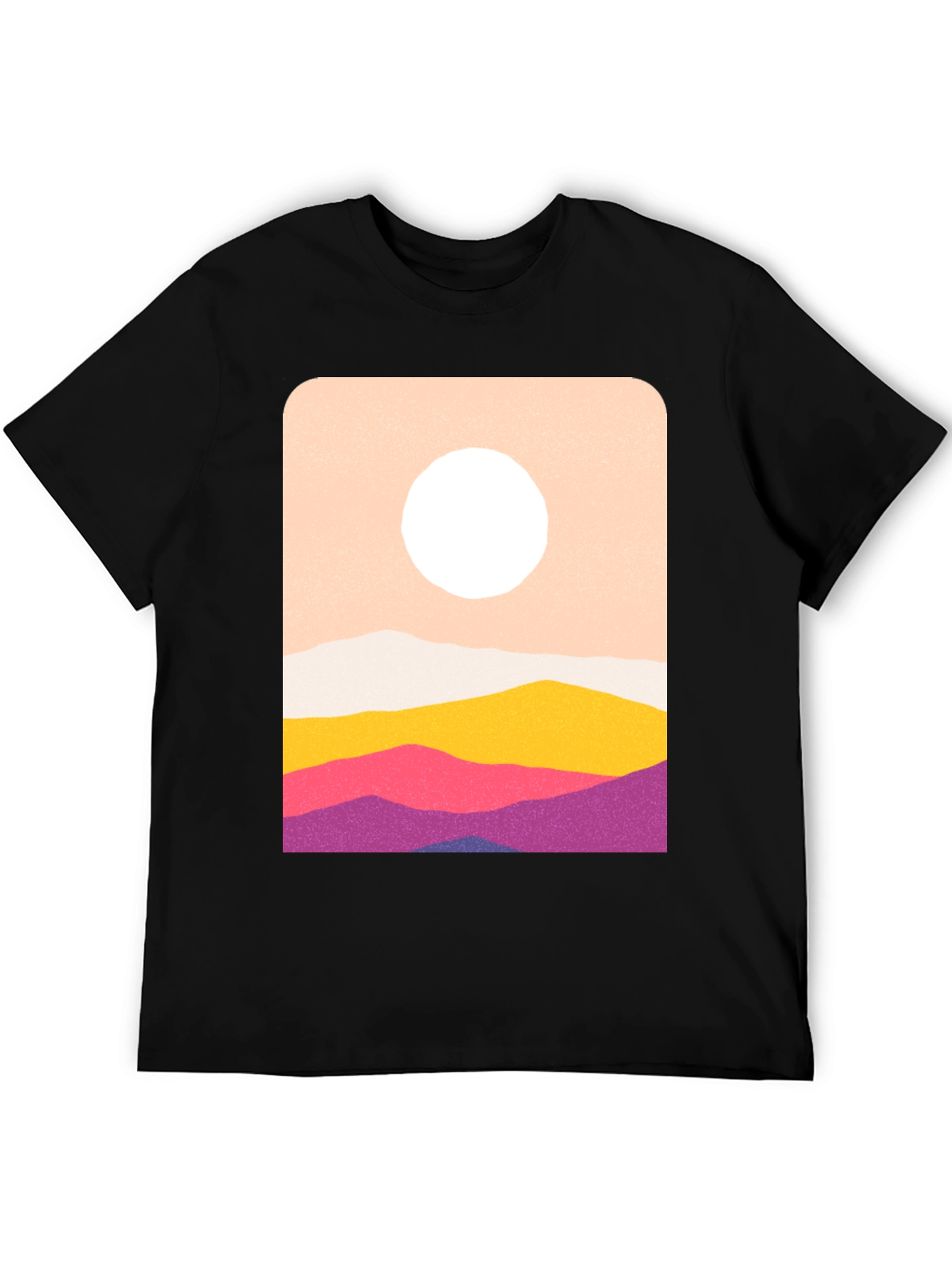 Abstract Mountain Range Graphic Tee