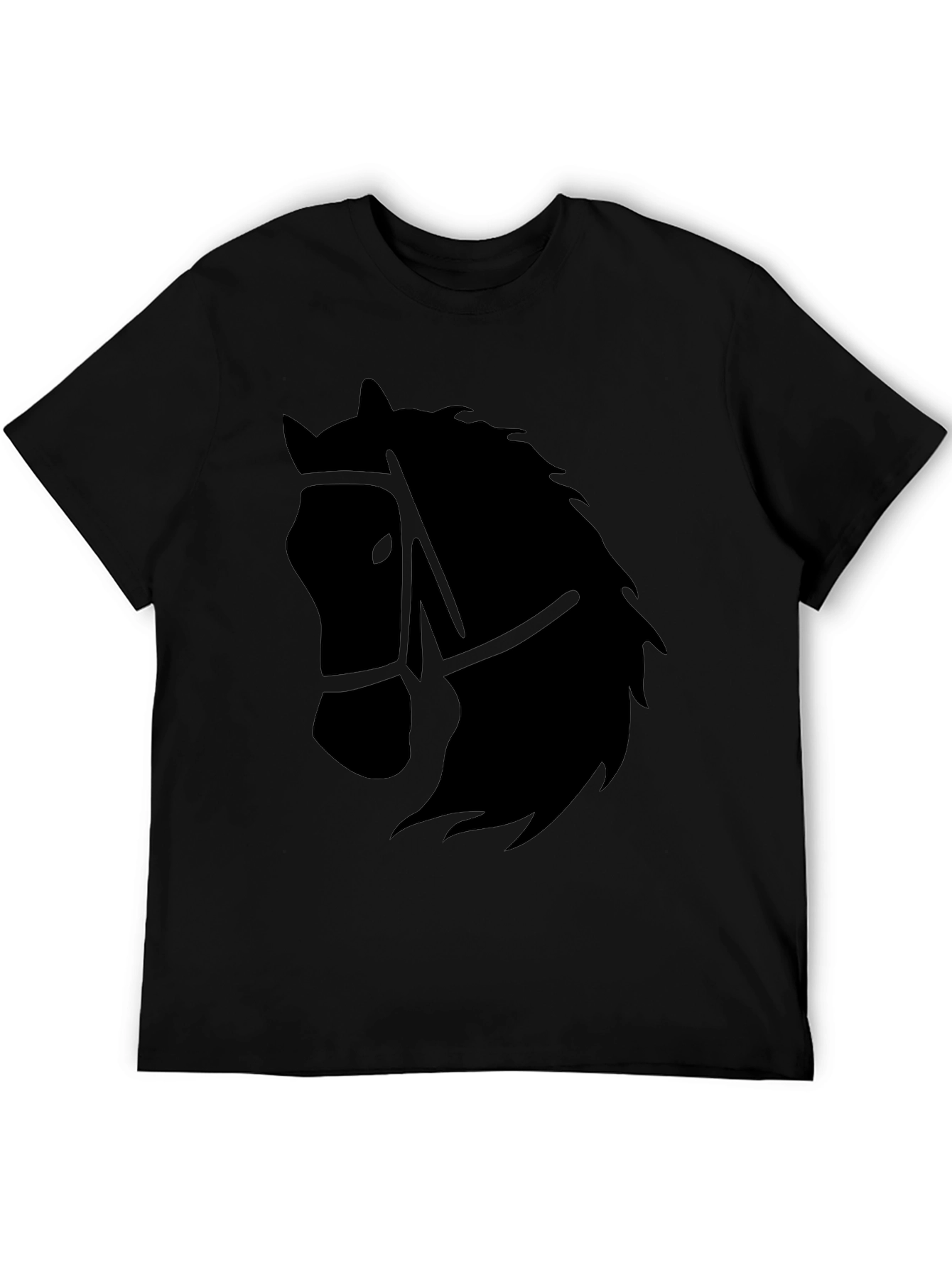 Horse Graphic Black T-Shirt