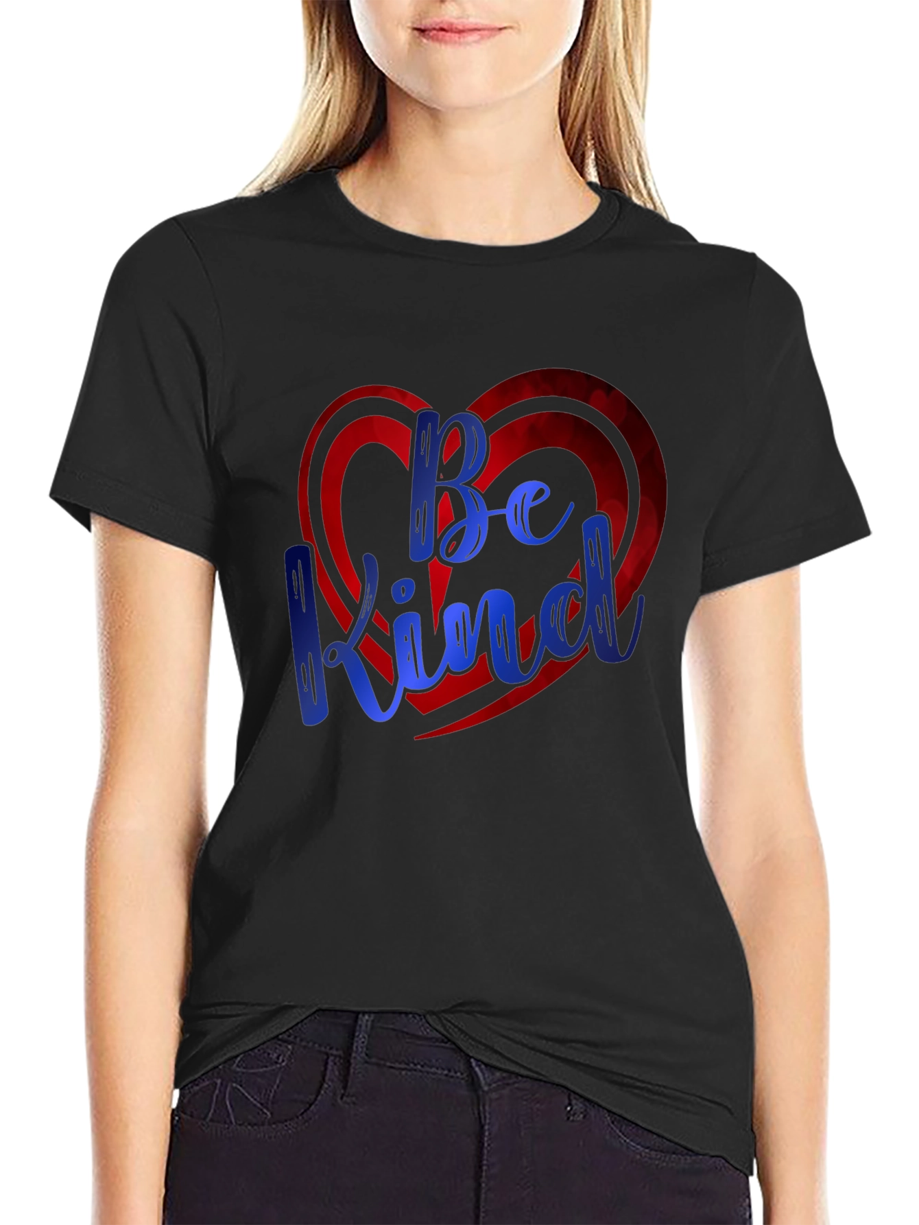 Be Kind Heart Graphic Tee - Soft & Stylish