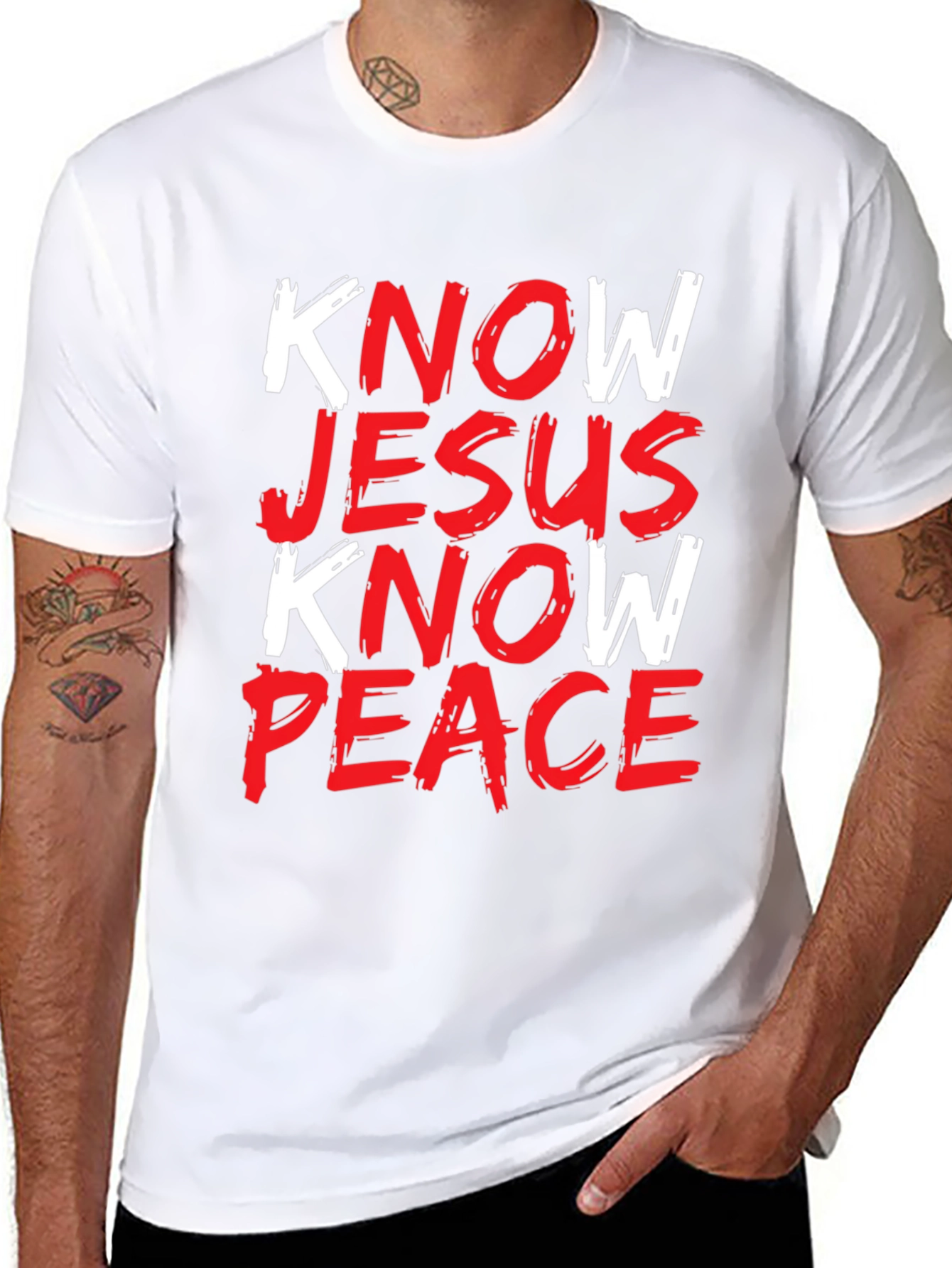 Know Jesus Know Peace Graphic Tee