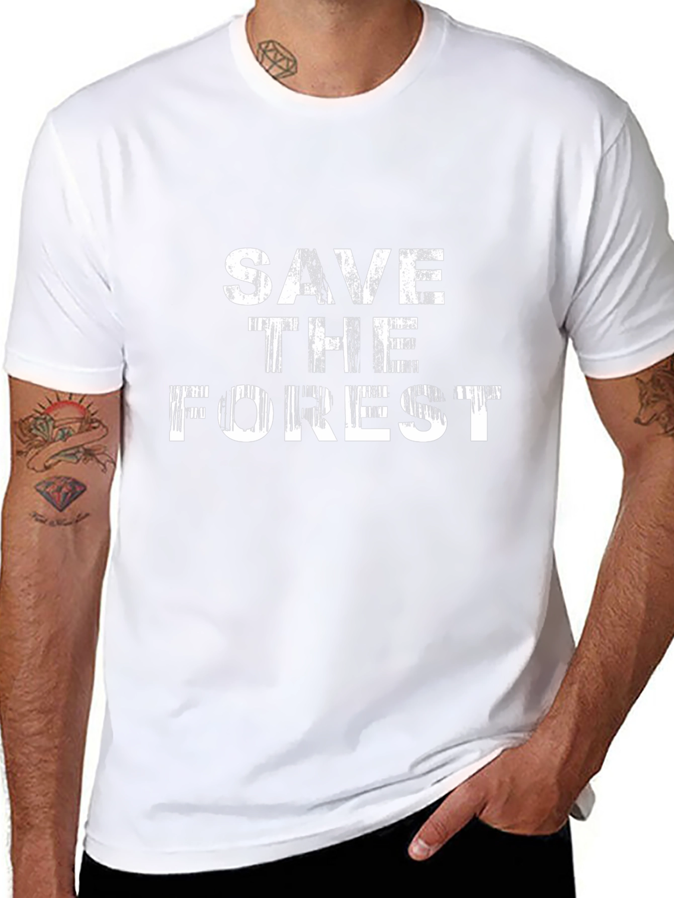 Save the Forest Graphic T-Shirt - Eco Friendly