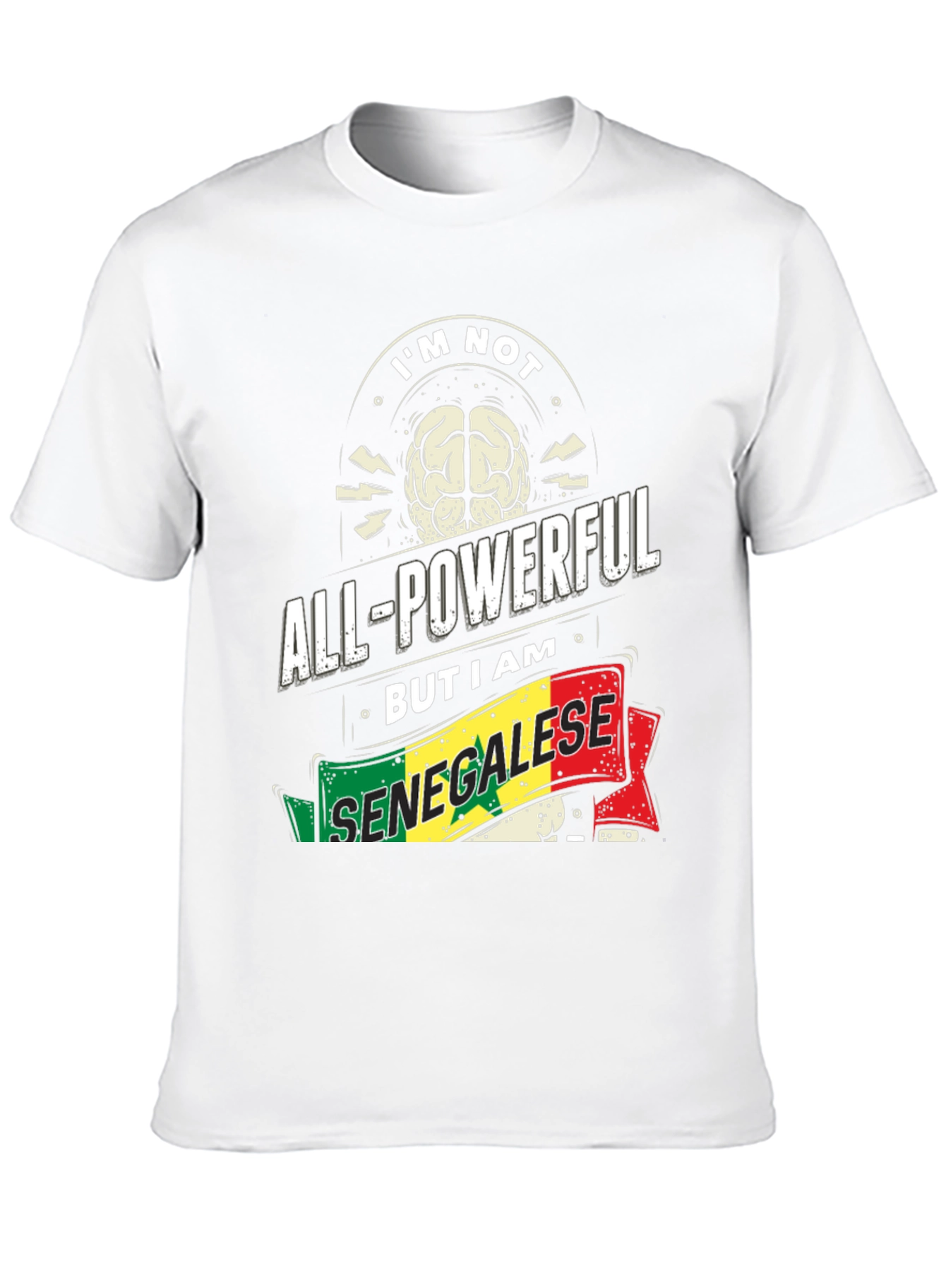 Senegalese Pride T-Shirt - All-Powerful Brain Tee
