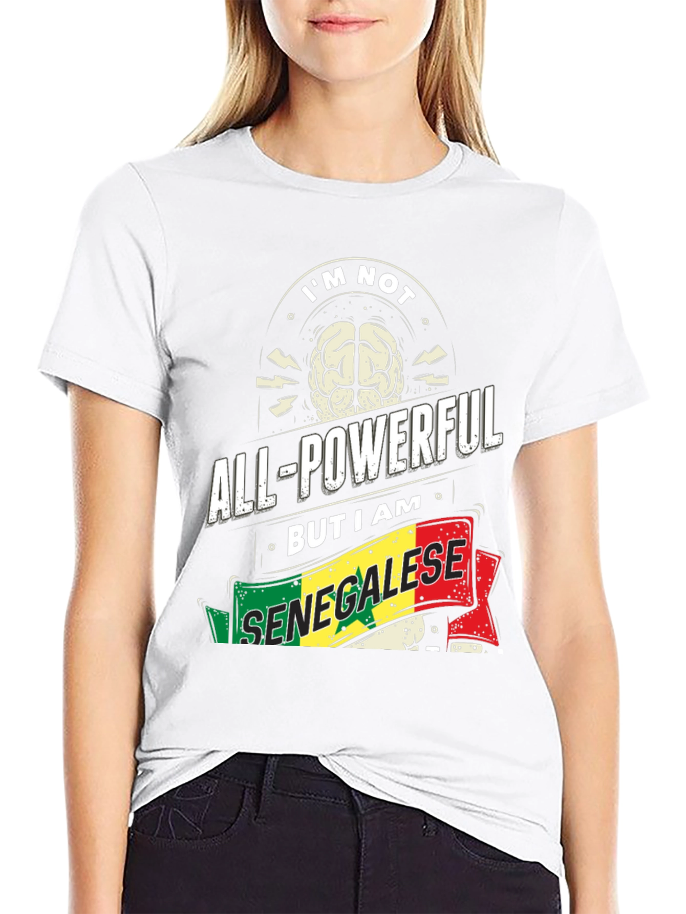Senegalese Pride T-Shirt - All-Powerful Brain Tee