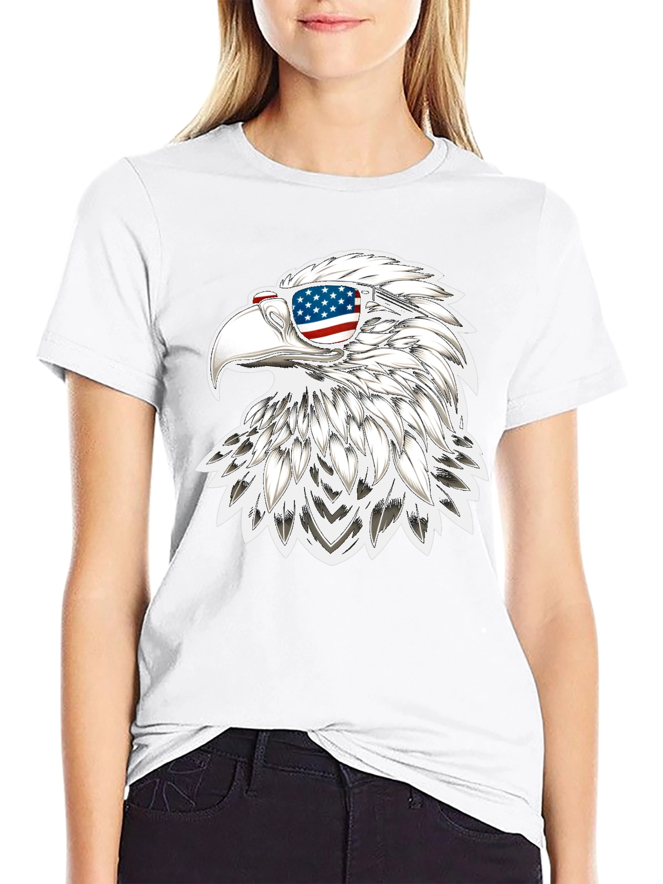 American Eagle Graphic Tee - Patriotic Style