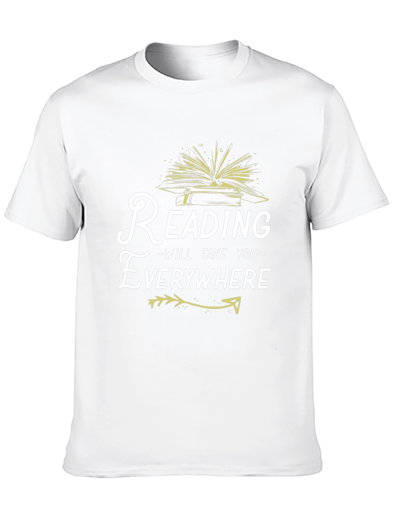Reading Takes You Everywhere Black T-Shirt