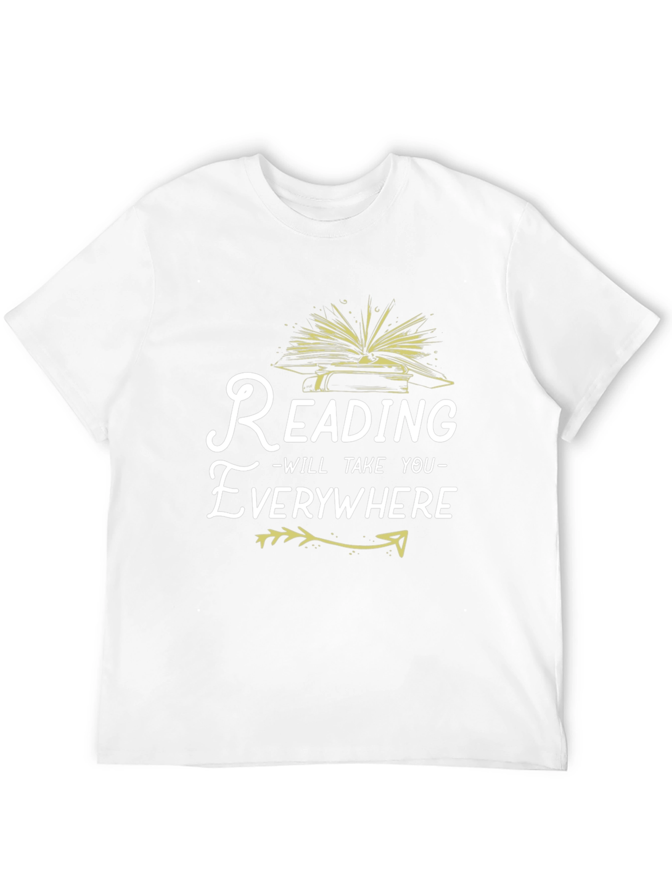 Reading Takes You Everywhere Black T-Shirt