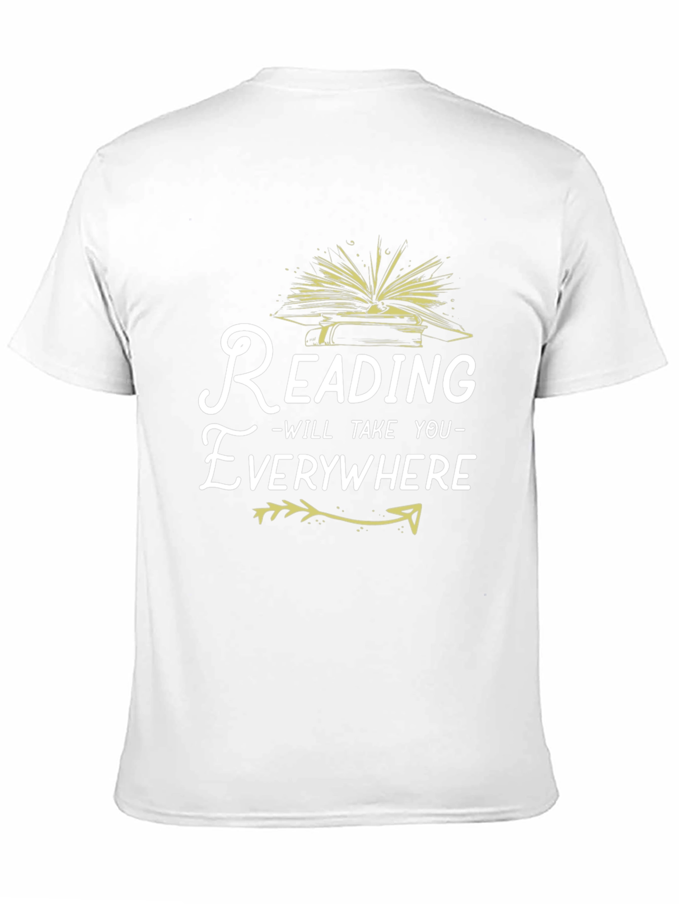Reading Takes You Everywhere Black T-Shirt
