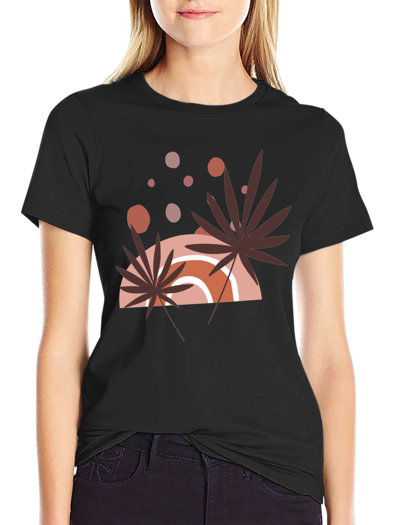 Abstract Bohemian T-Shirt - Modern Art Tee