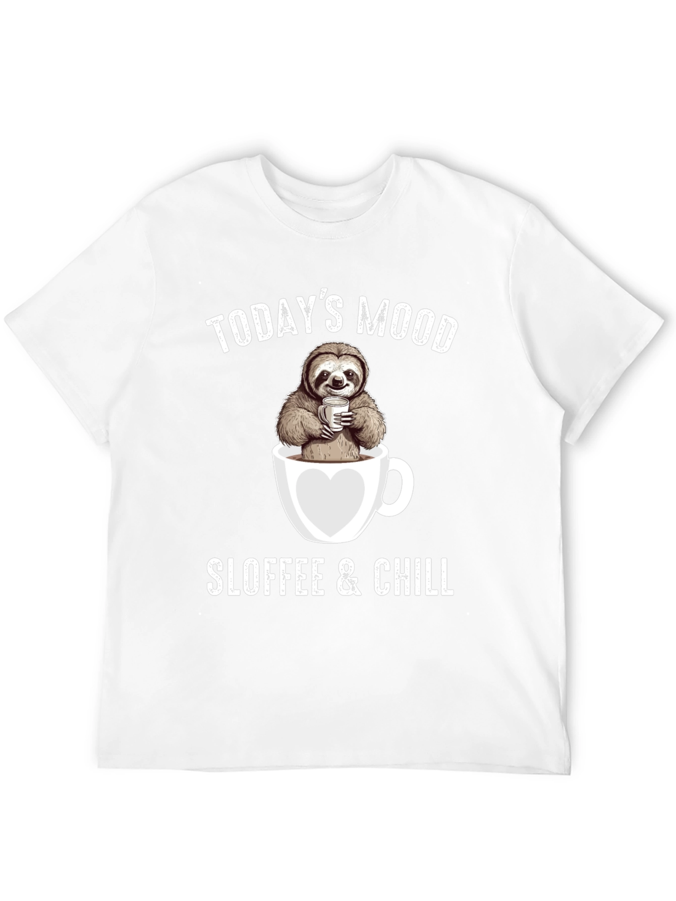 Sloffee & Chill Sloth Coffee Lover T-Shirt