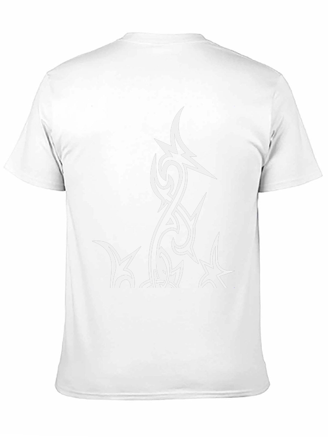 Tribal Design Black T-Shirt