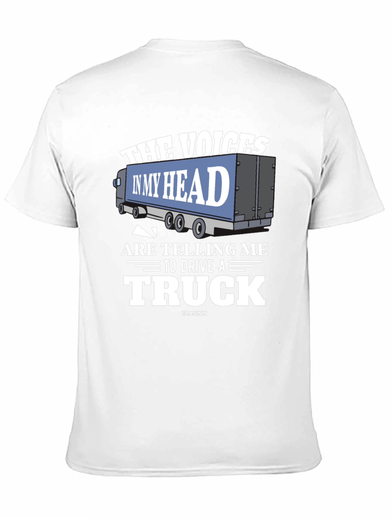 Voices in My Head Trucker T-Shirt