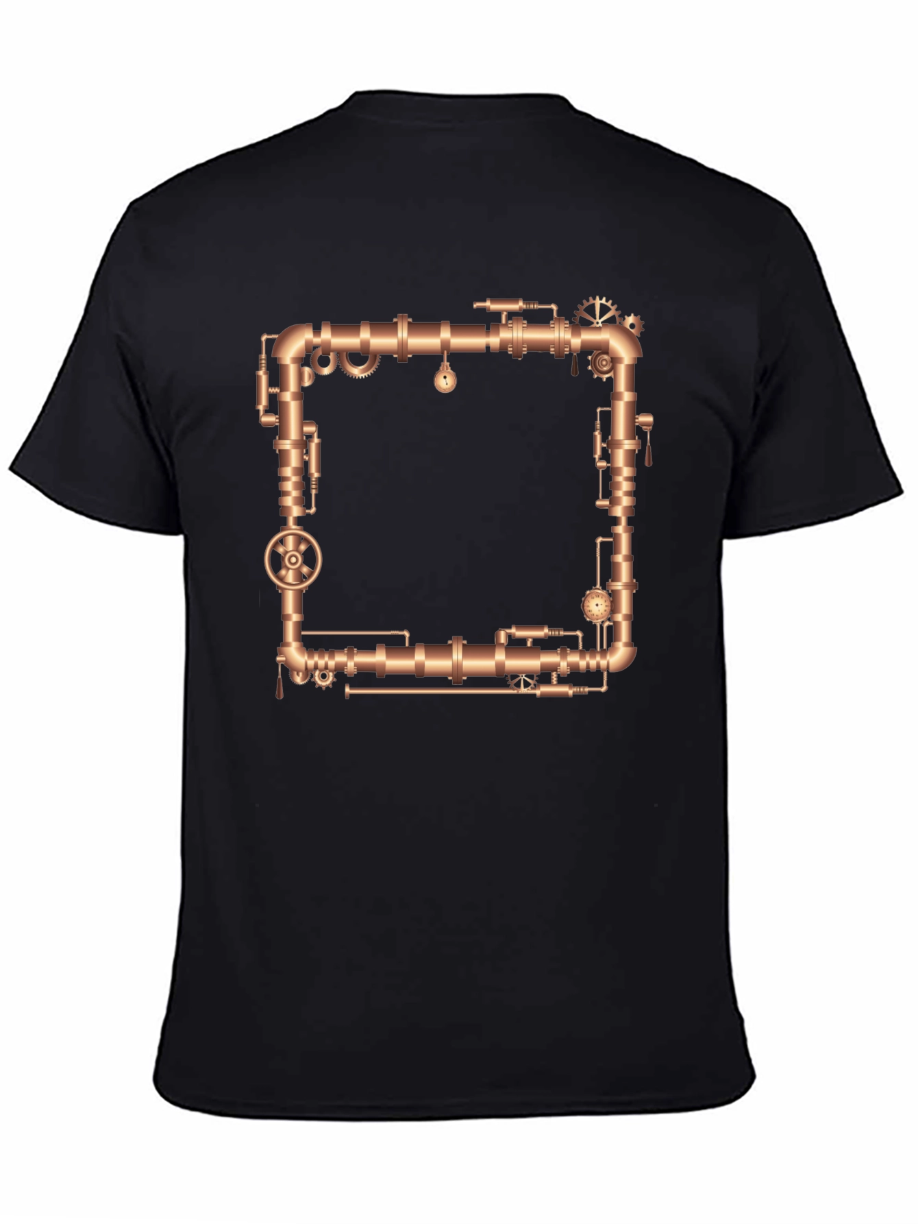 Steampunk Pipes T-Shirt - Industrial Design
