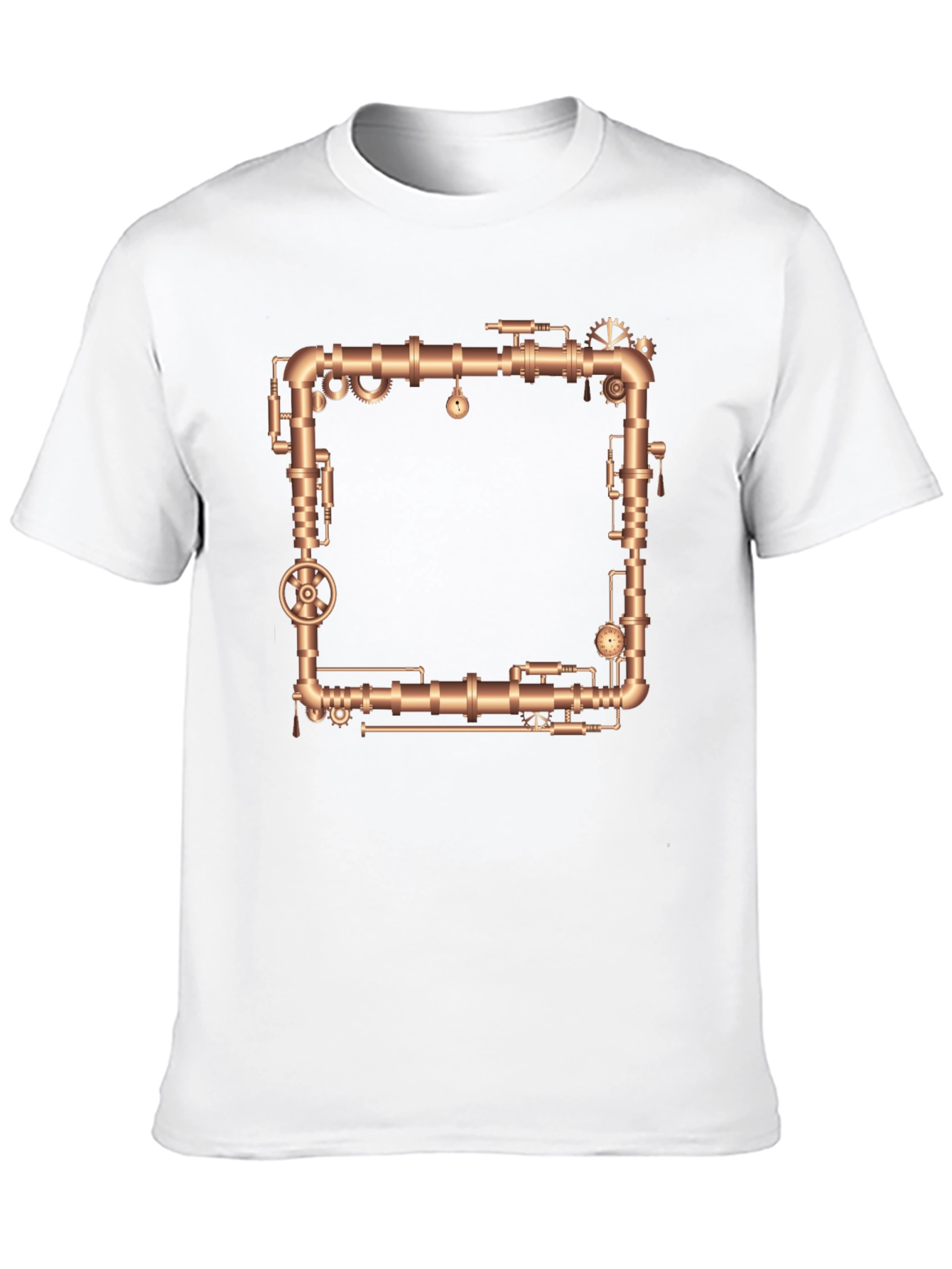 Steampunk Pipes T-Shirt - Industrial Design