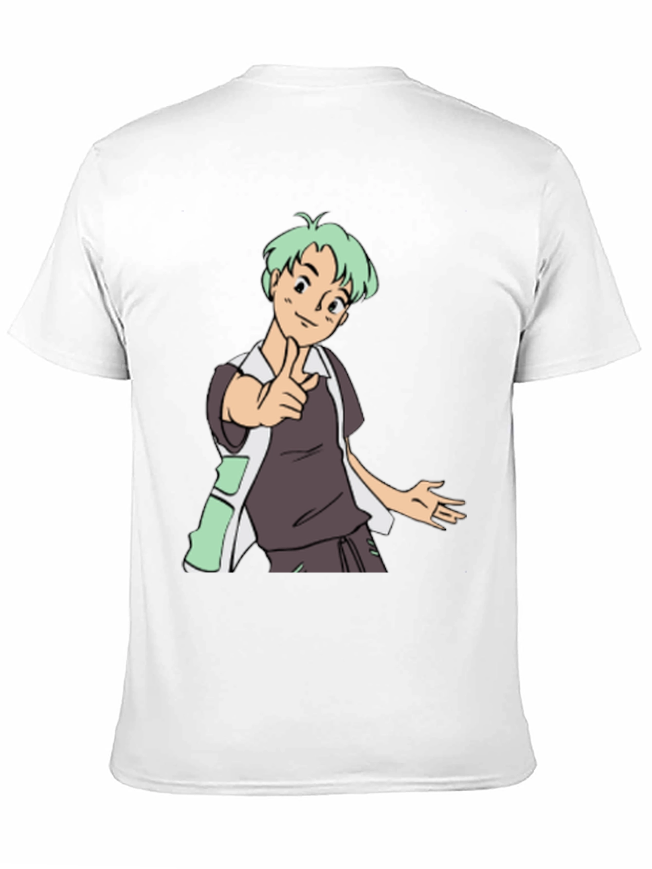 Anime Character Graphic Tee - Black Unisex T-Shirt