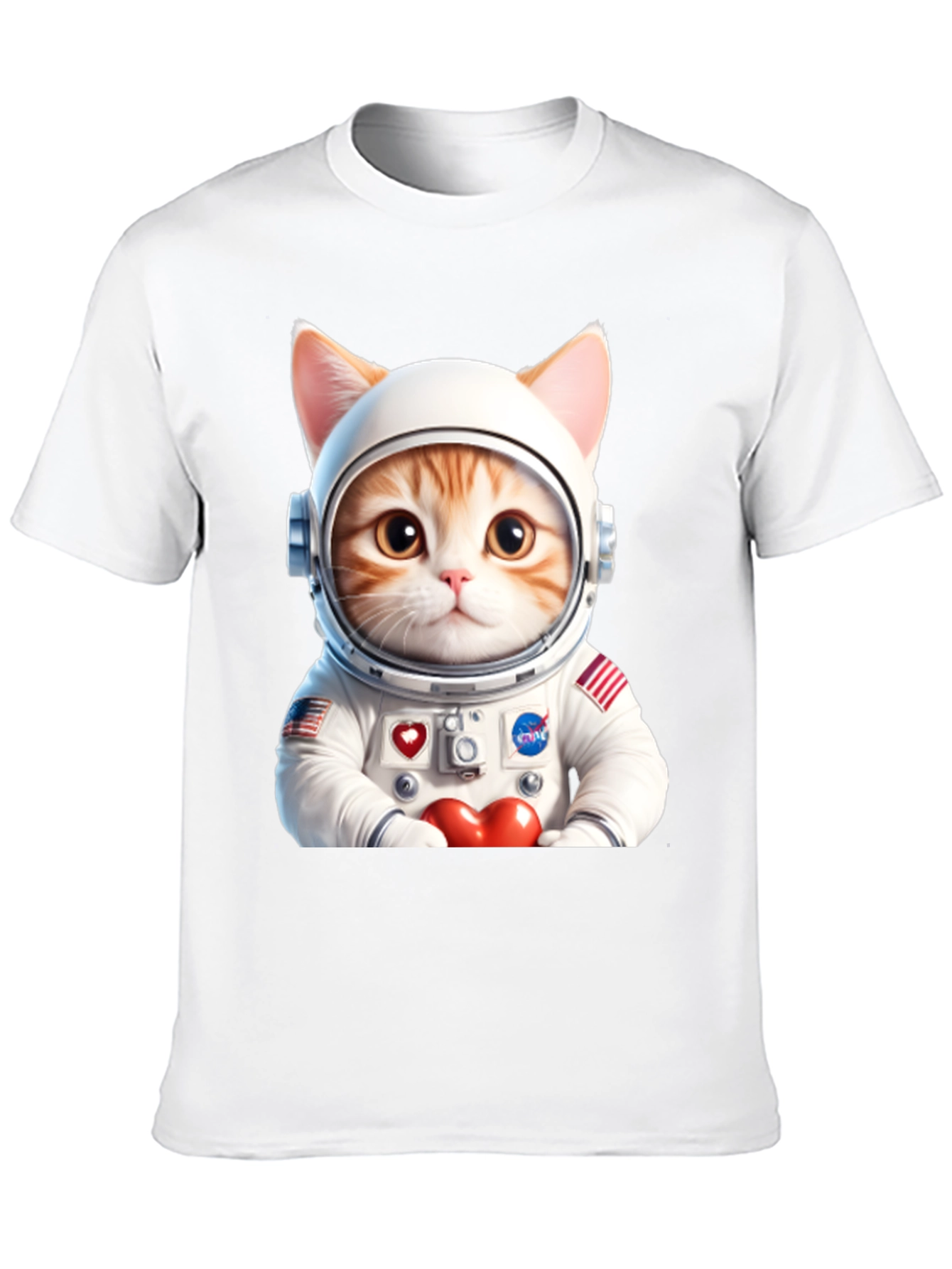 Astronaut Cat Graphic Tee
