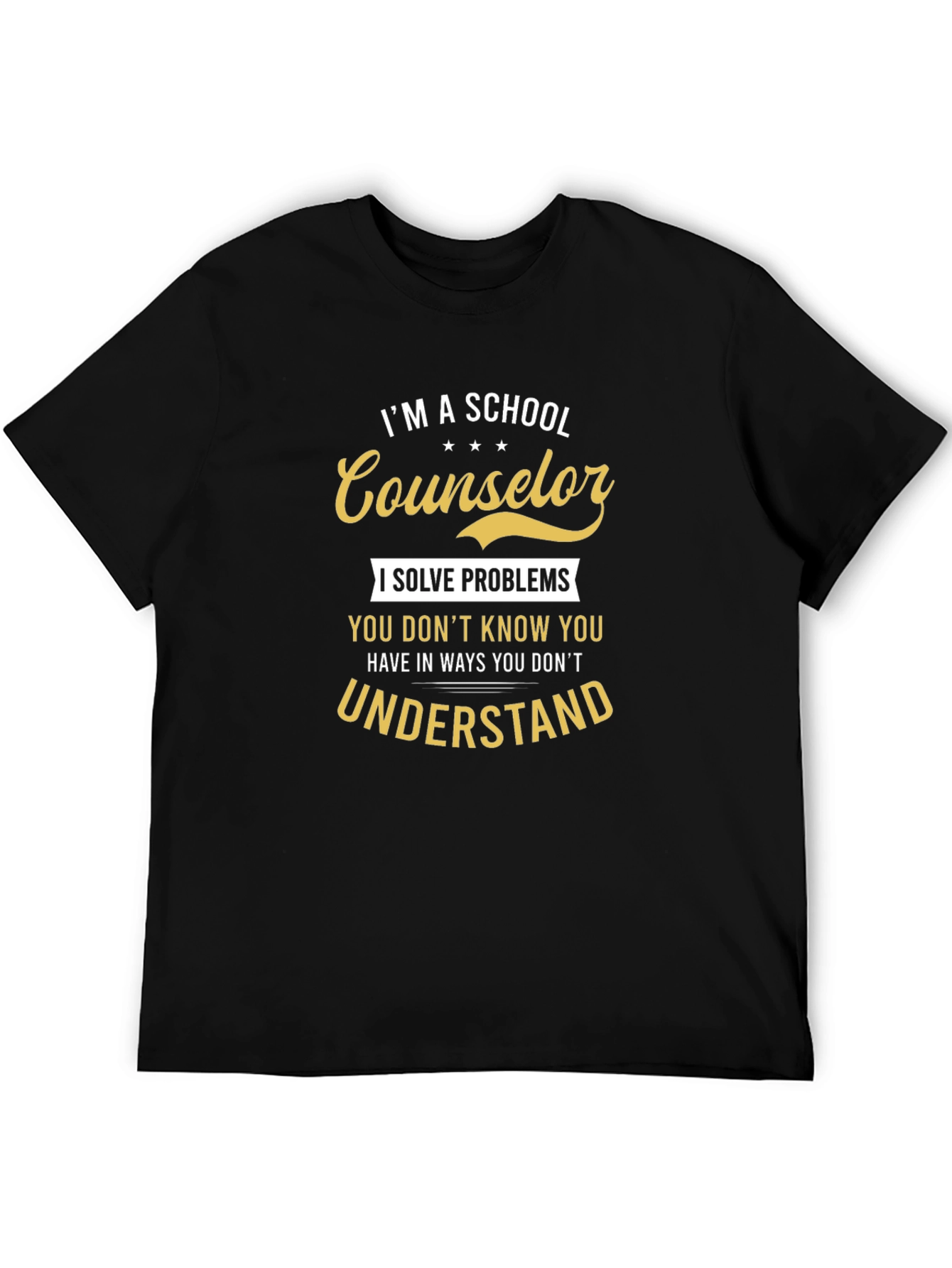 School Counselor T-Shirt - Problem Solver Tee