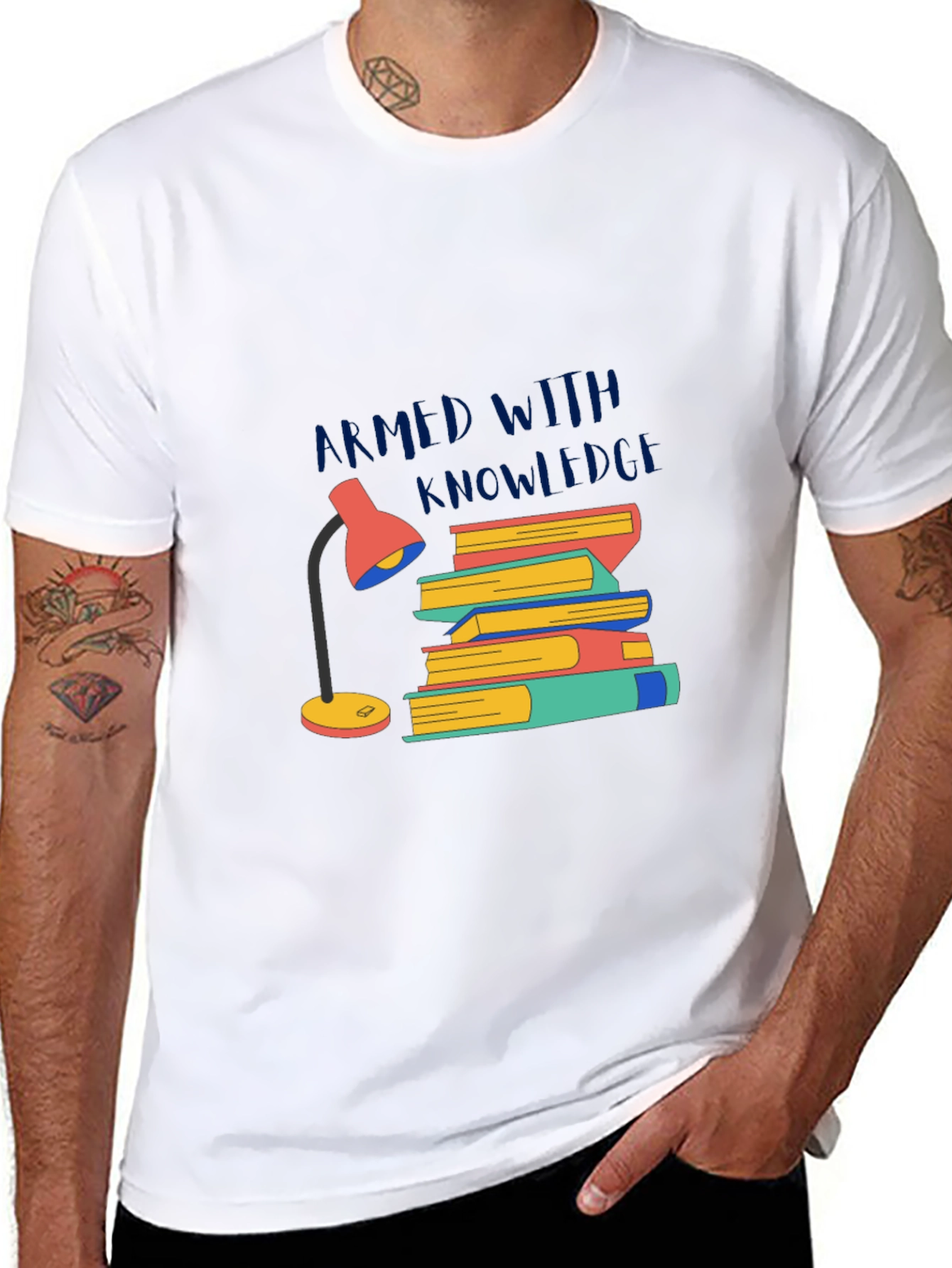 Armed With Knowledge T-Shirt - Study Time Tee