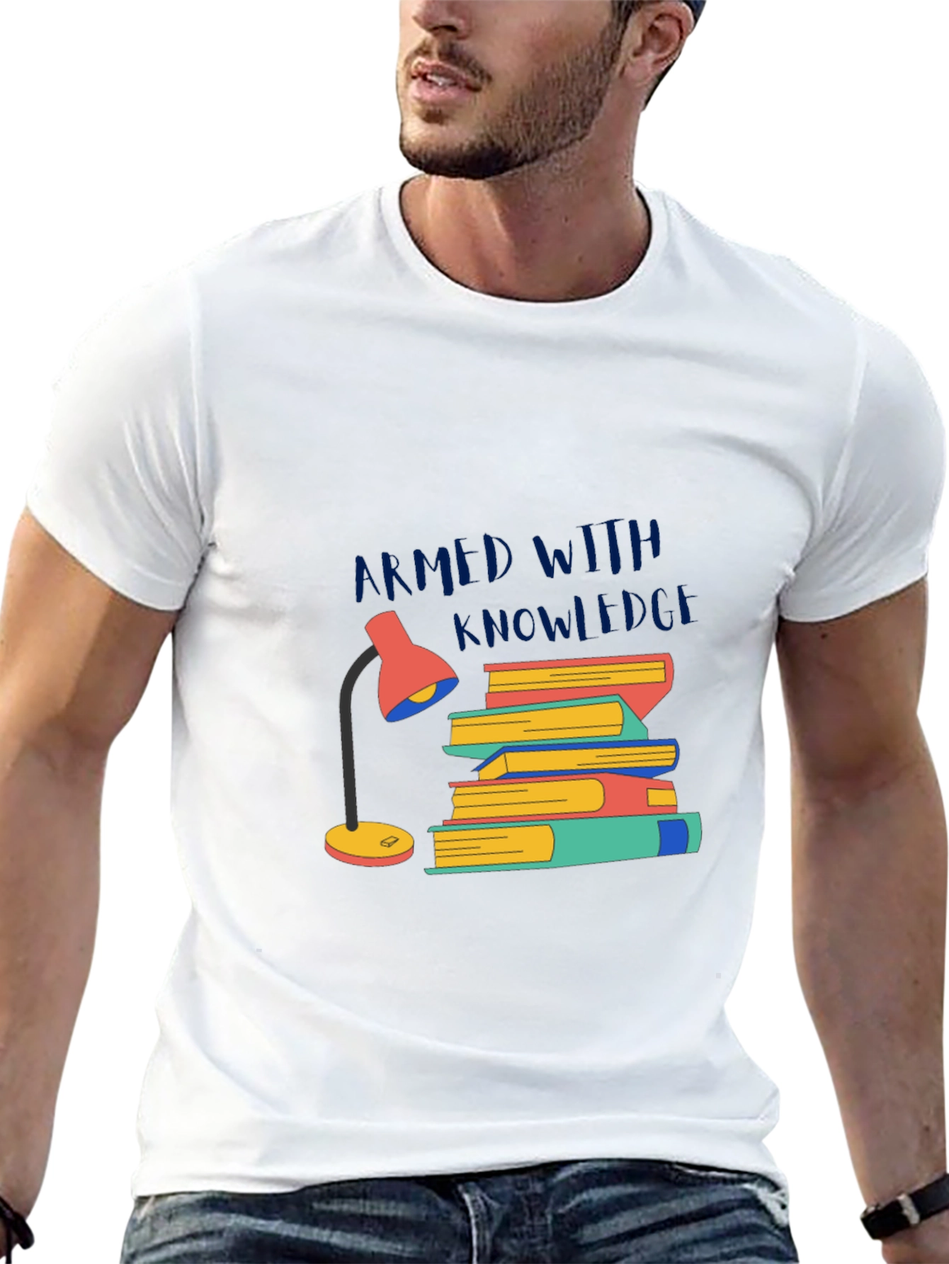 Armed With Knowledge T-Shirt - Study Time Tee