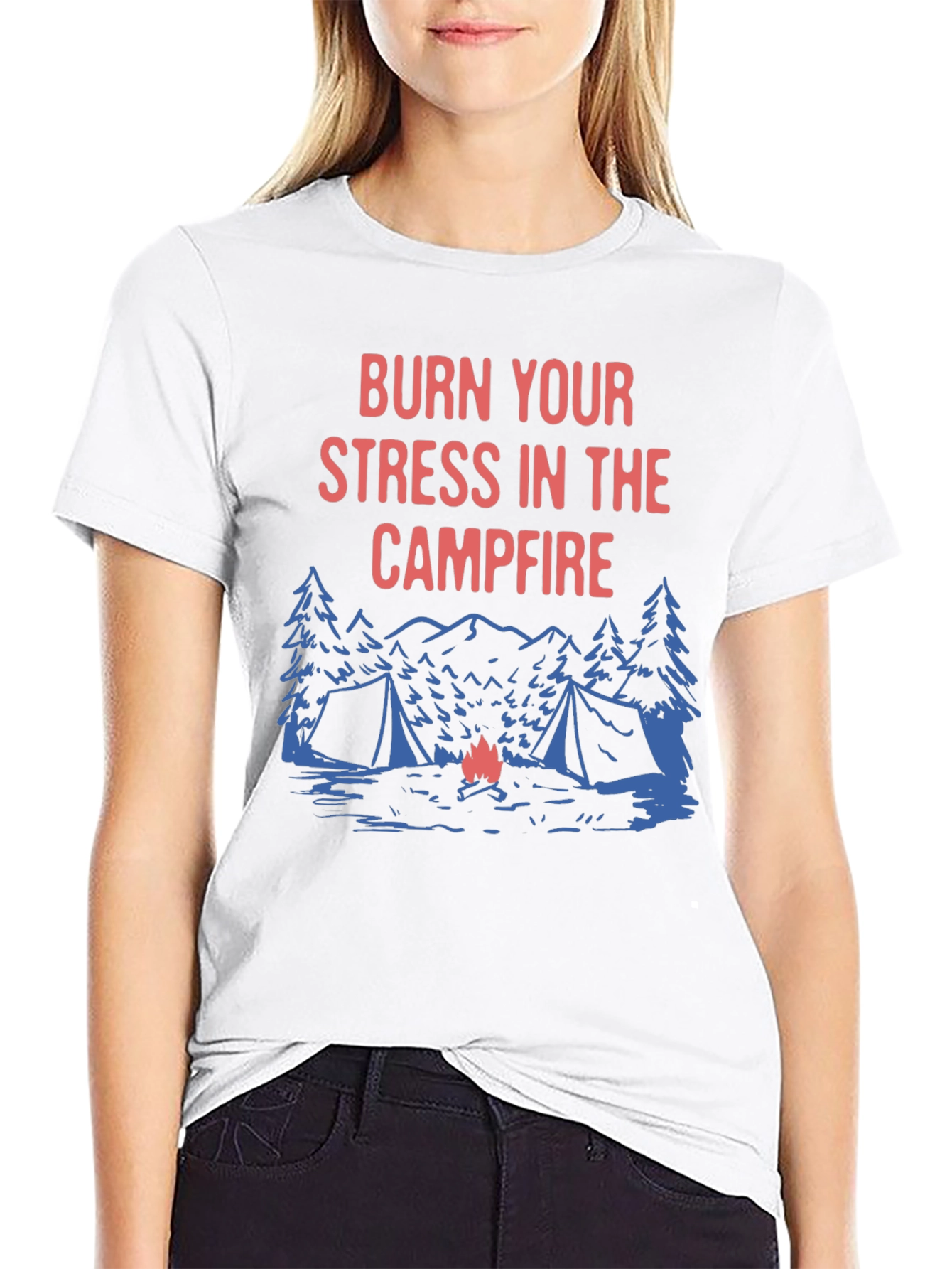 Burn Your Stress Campfire T-Shirt