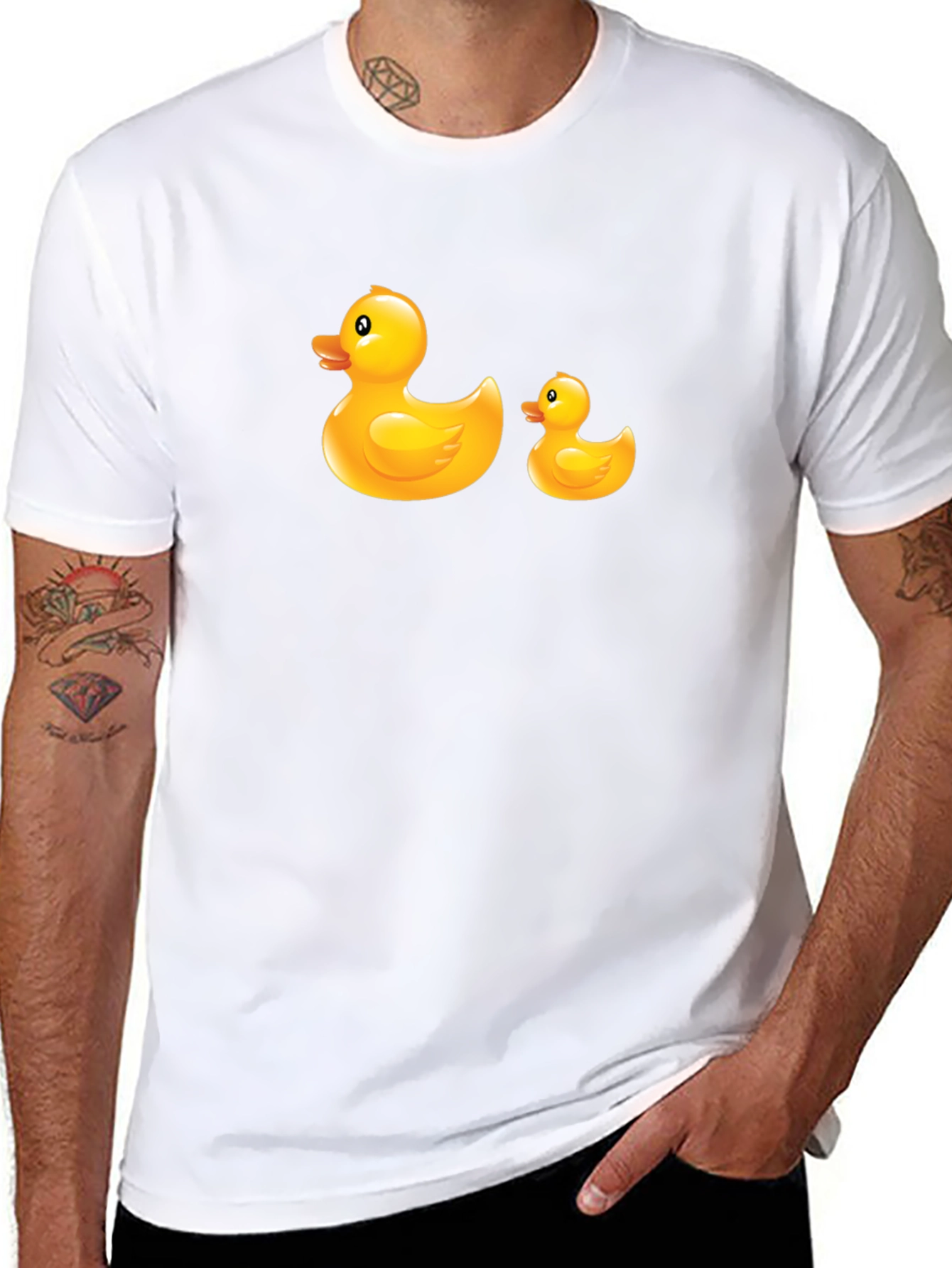 Rubber Duckie Graphic Black T-Shirt